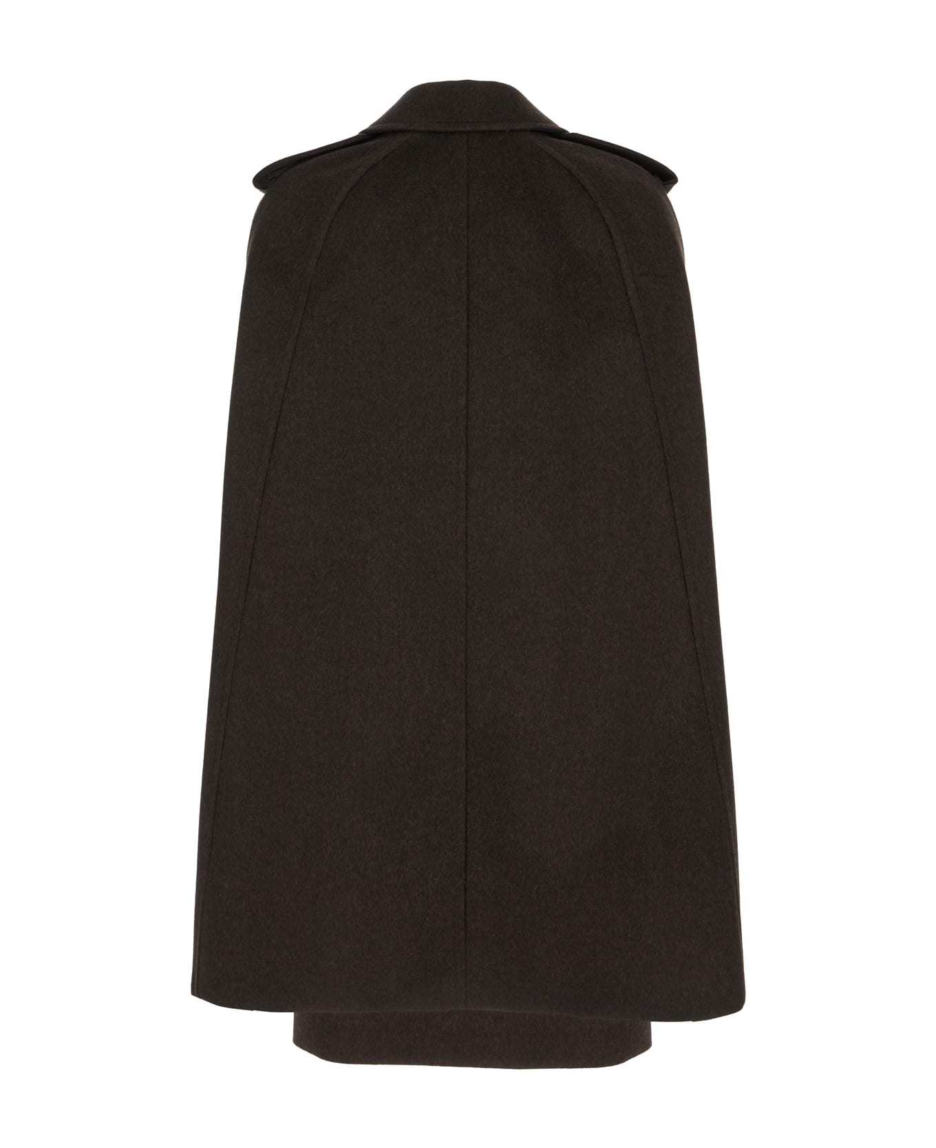 Burberry Slate Cashmere Coat - BROWN