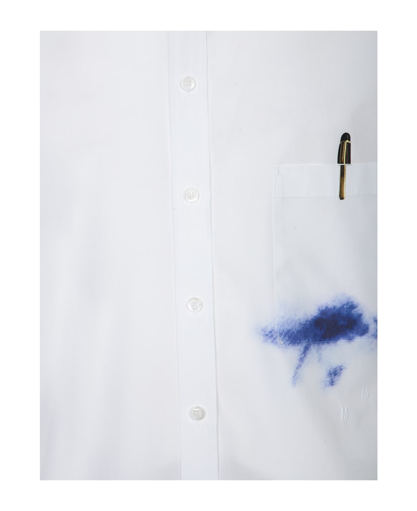 Moschino White Cotton Shirt - WHITE