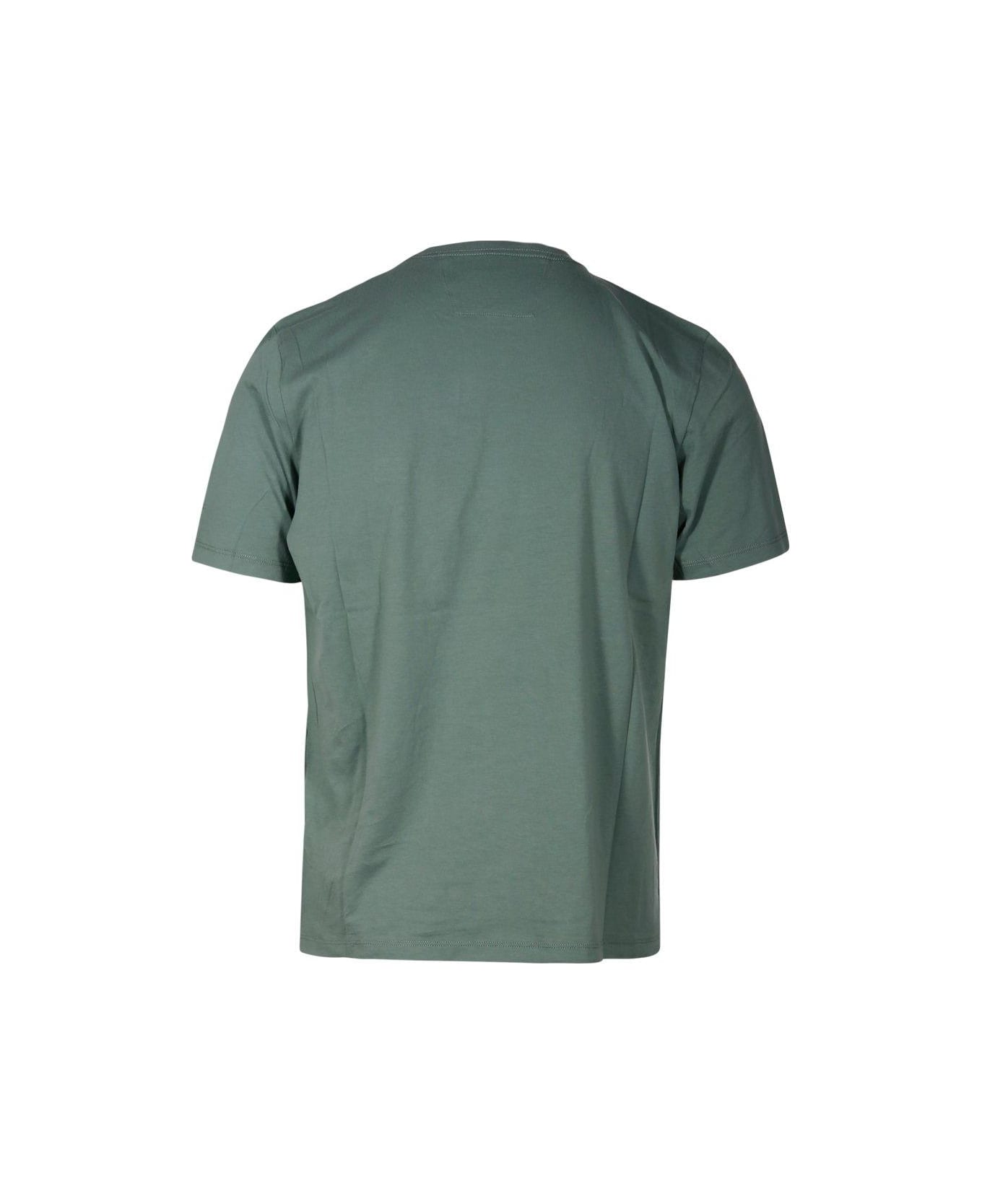 C.P. Company Logo Embroidered T-shirt - Verde