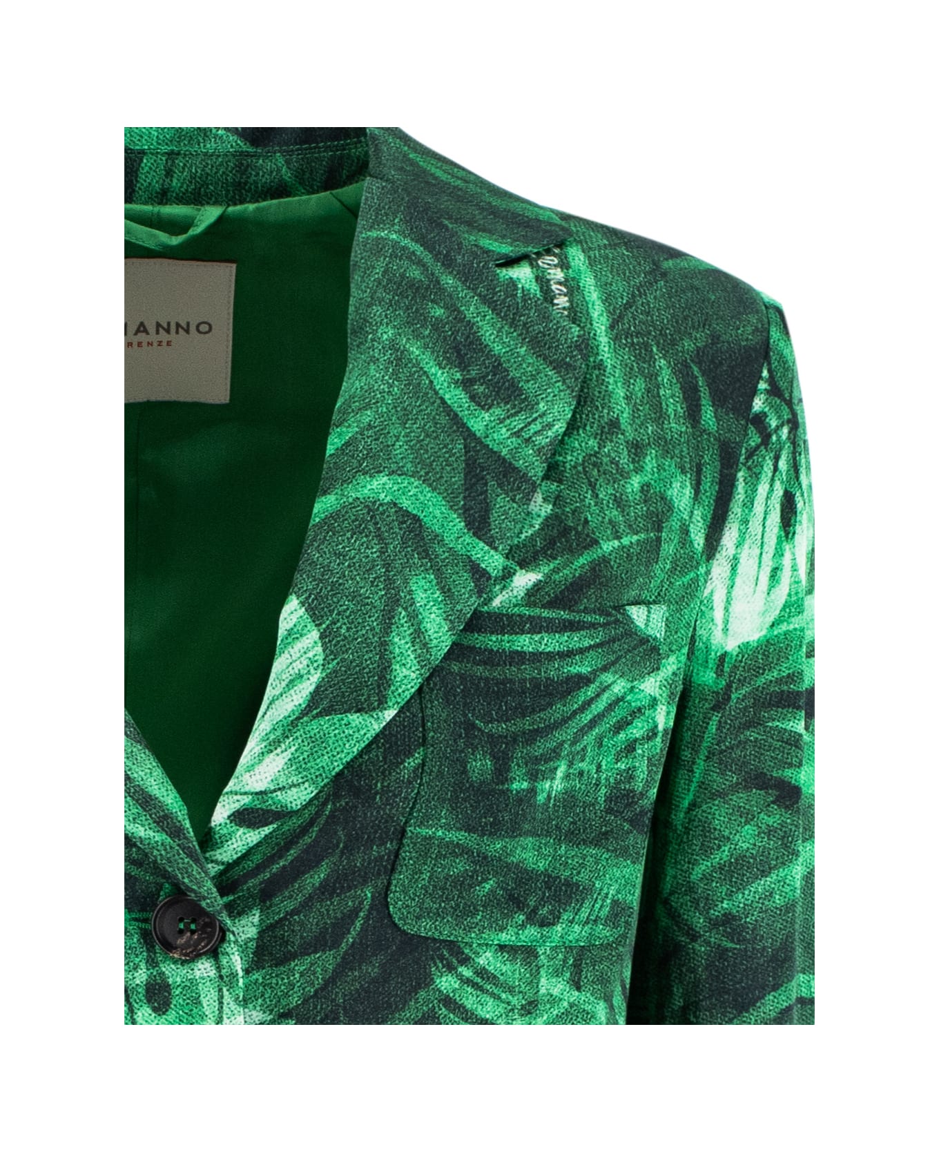 Ermanno Firenze Jacket - GREEN/BLACK/OFF WH