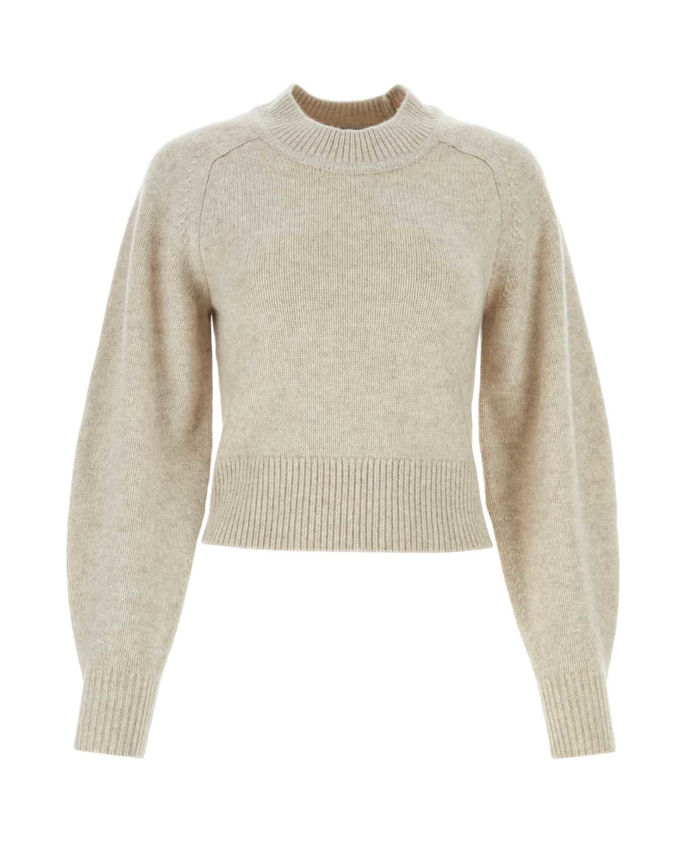 Isabel Marant Sand Cotton Blend Leandra Sweater - SAND