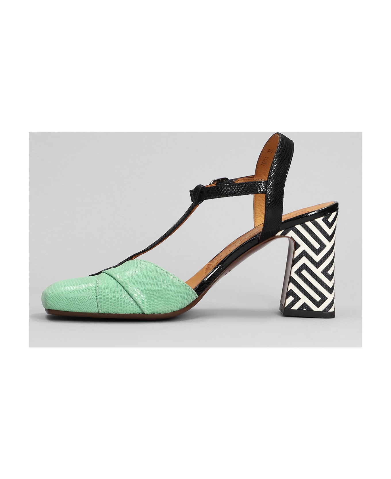 Chie Mihara Obaga Pumps In Green Leather - green
