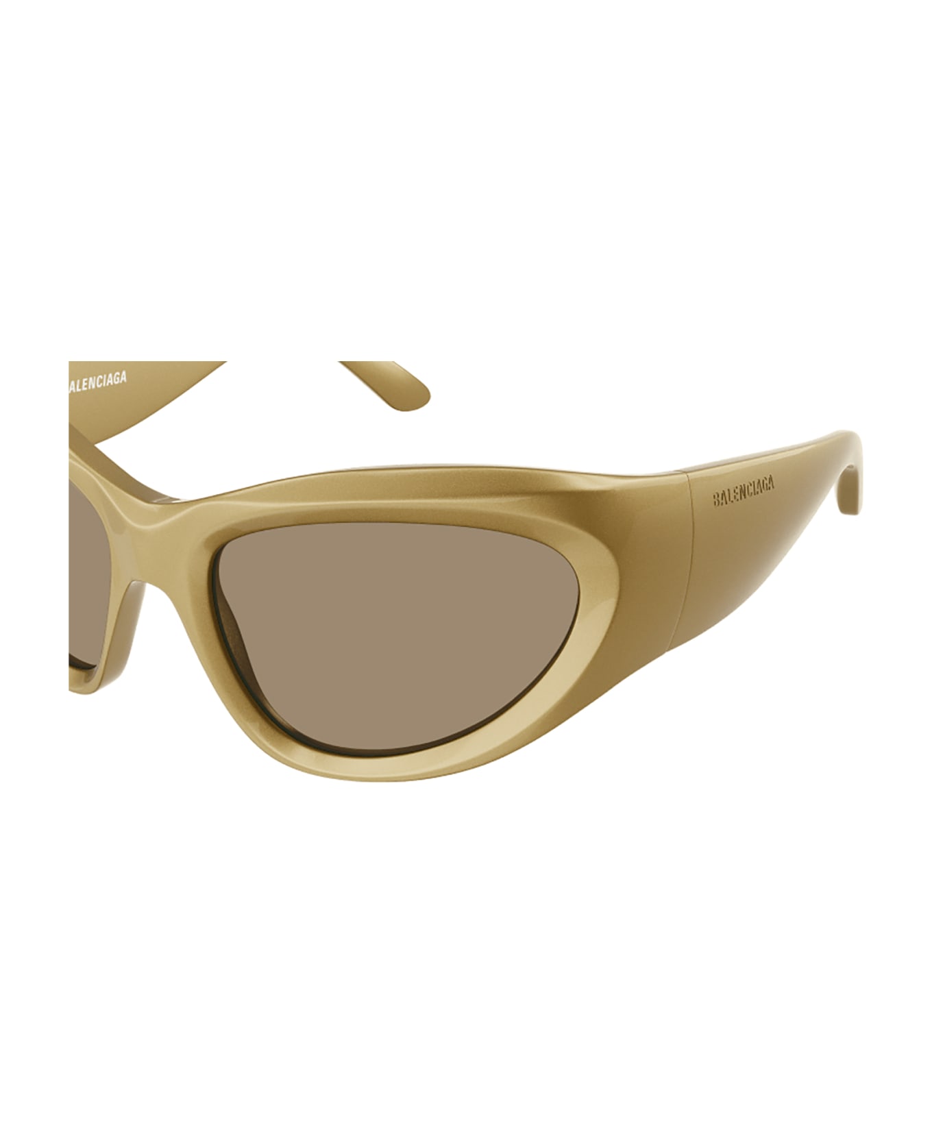 Balenciaga Eyewear BB0228S Sunglasses - Gold Gold Brown