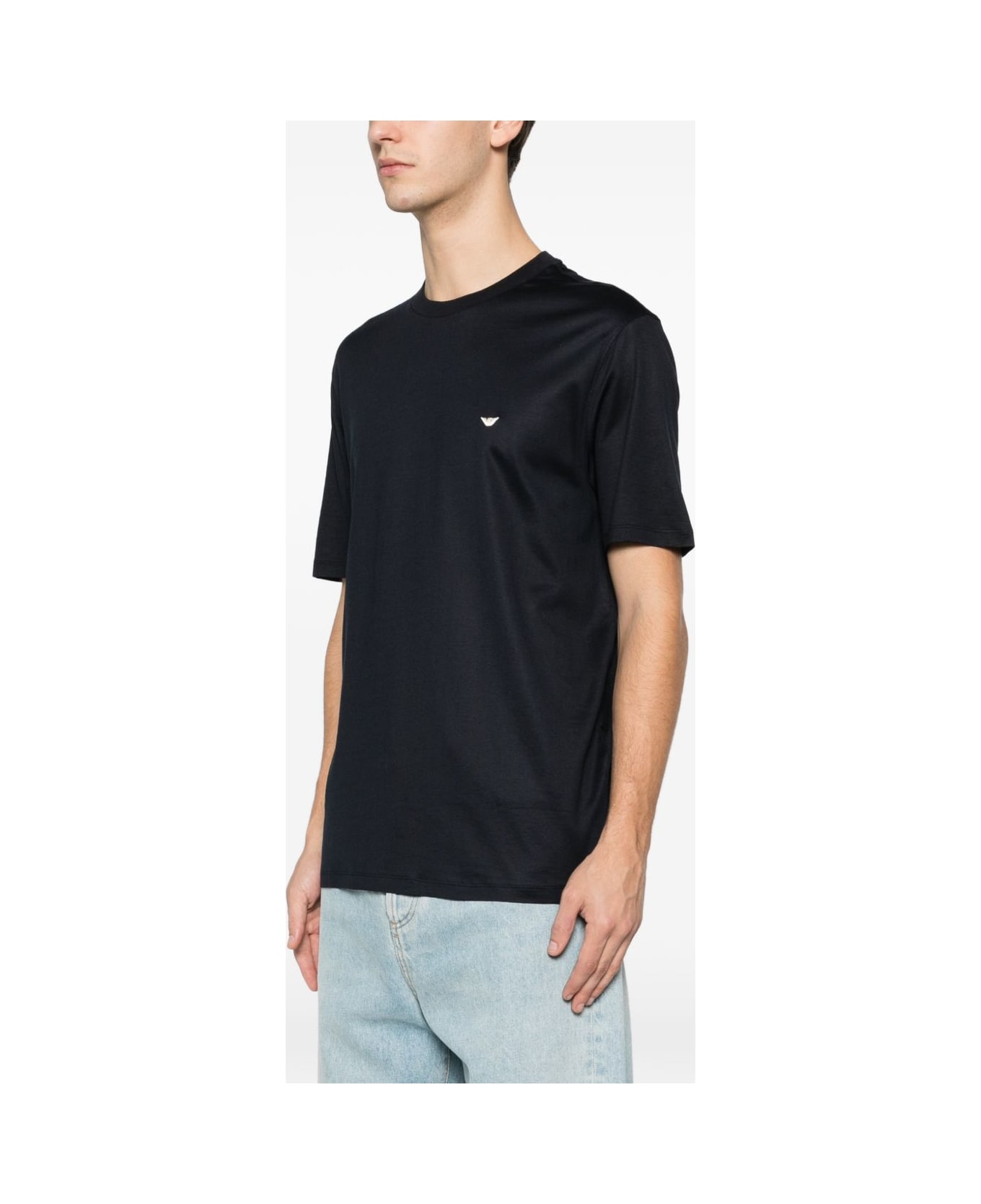 Emporio Armani Cotton Blend T-shirt - Blue
