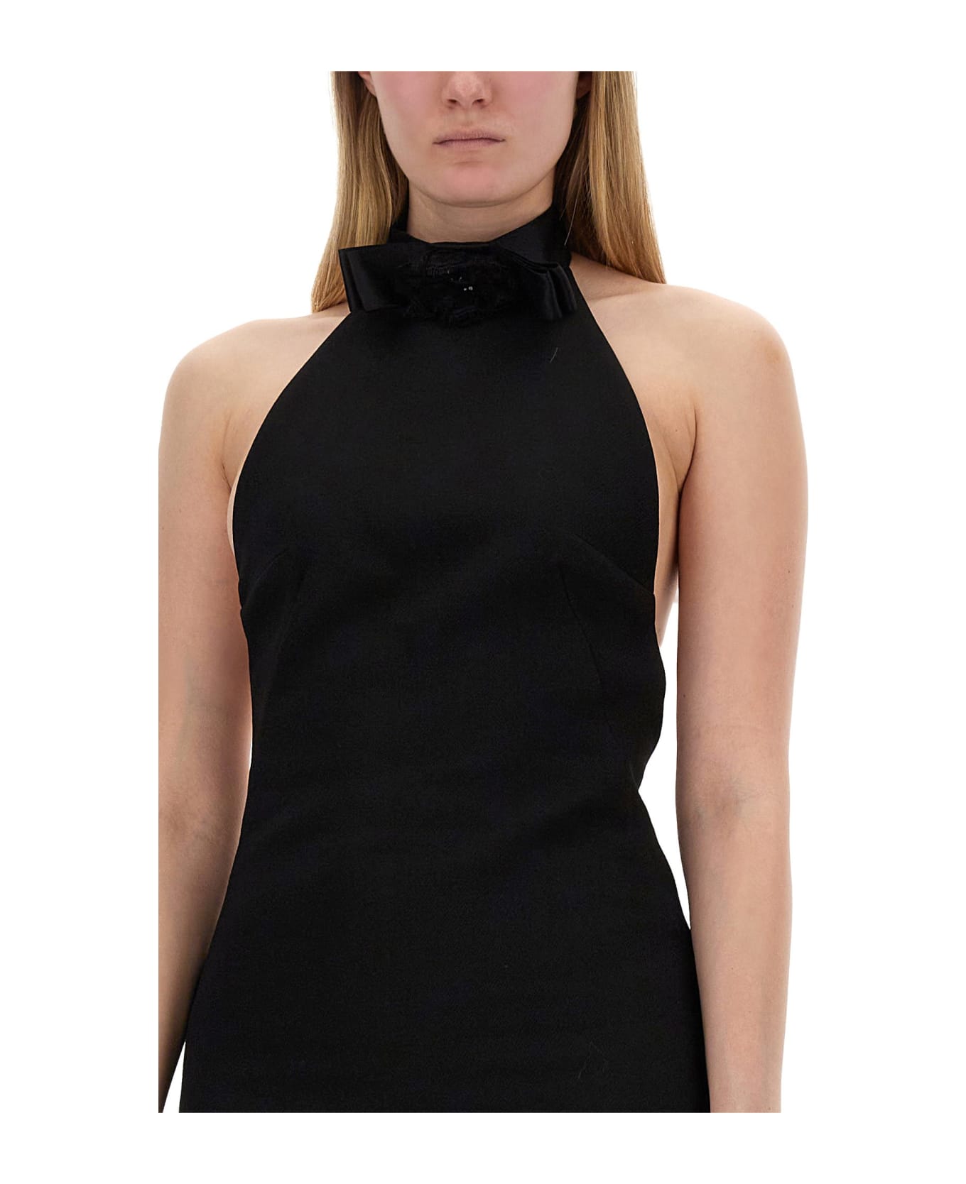 Dolce & Gabbana Short Dress With Neckline On Back