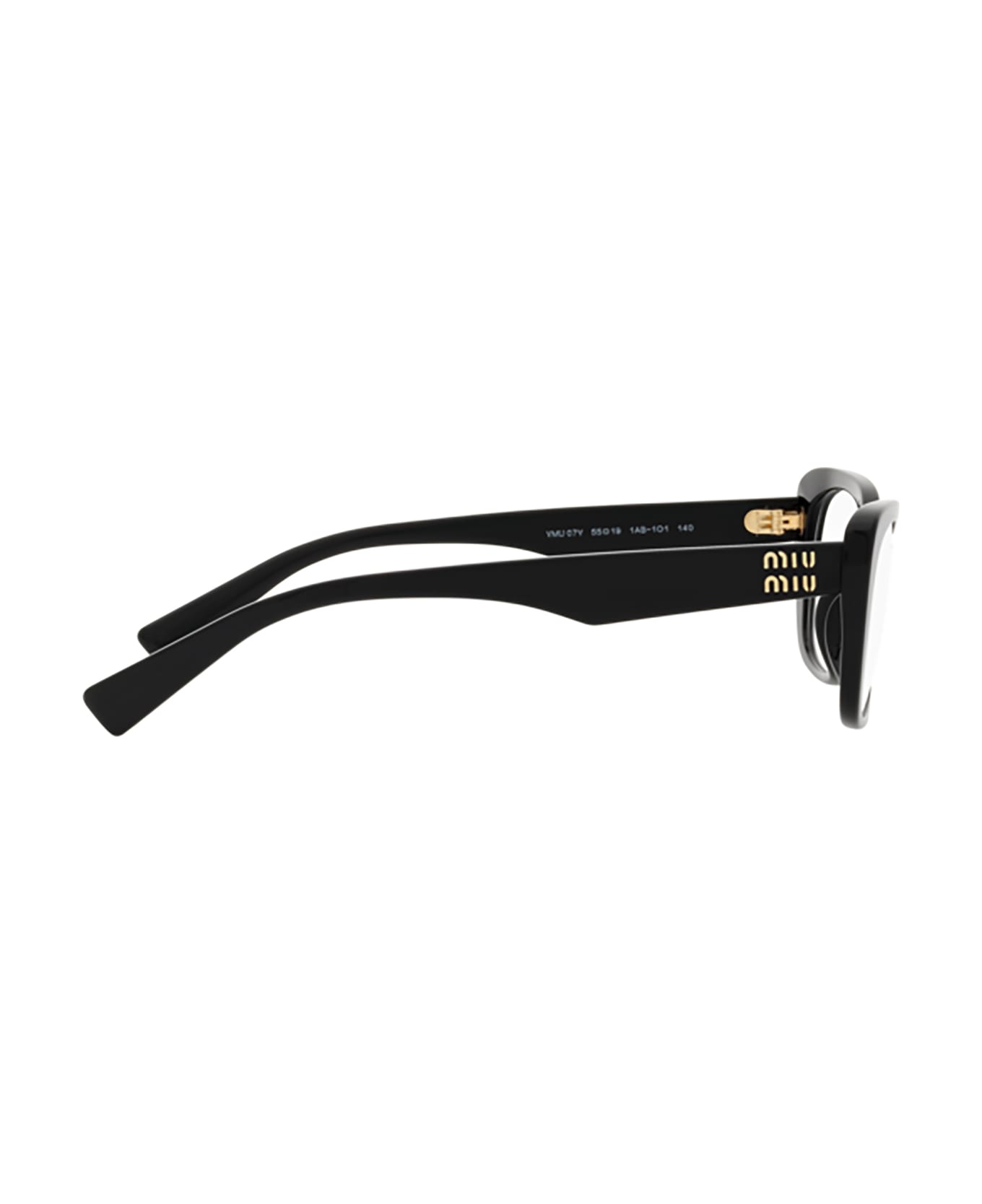 Miu Miu Eyewear Mu 07vv Black Glasses - Black アイウェア