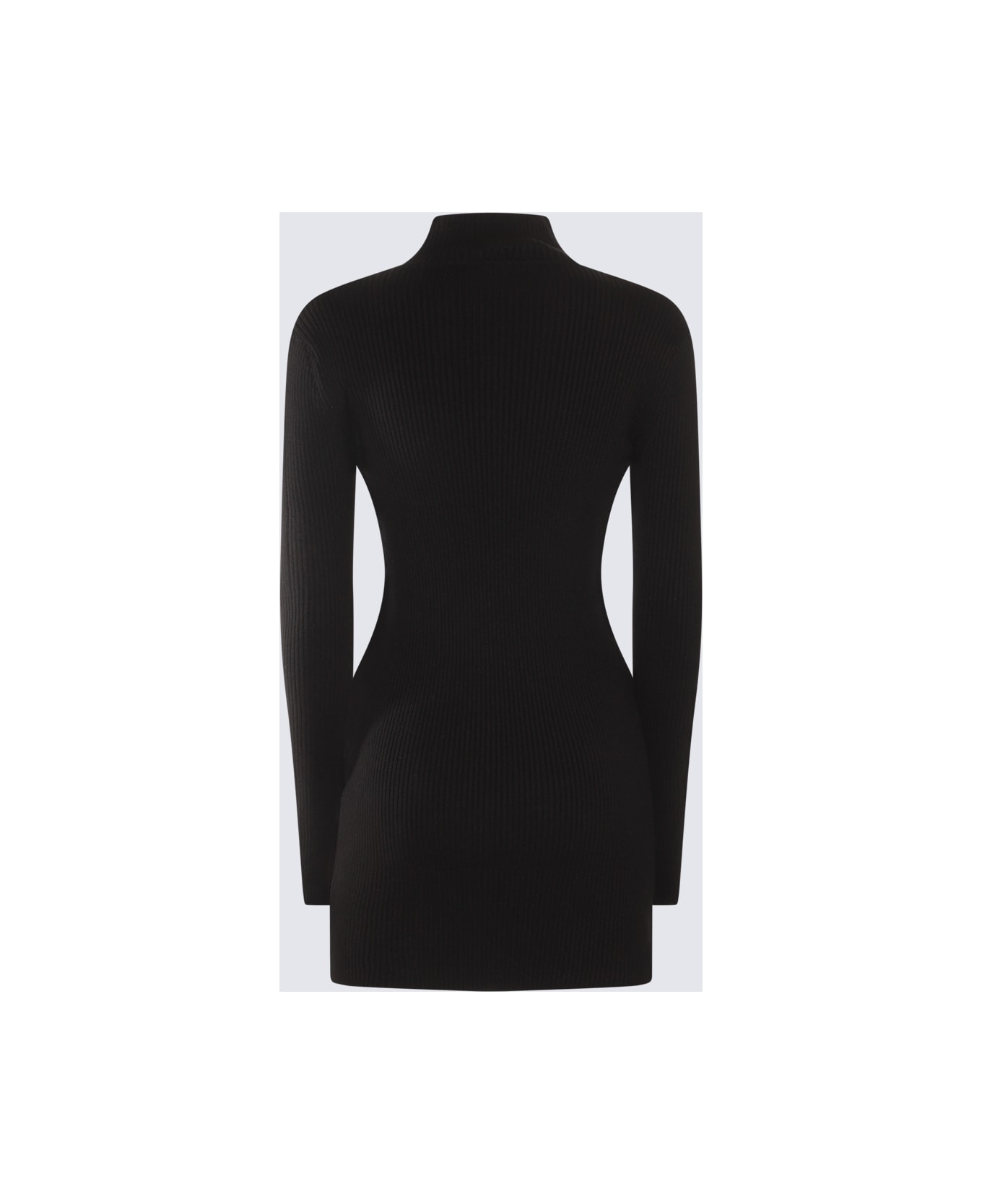 AMIRI Black Cotton Mini Dress - Black