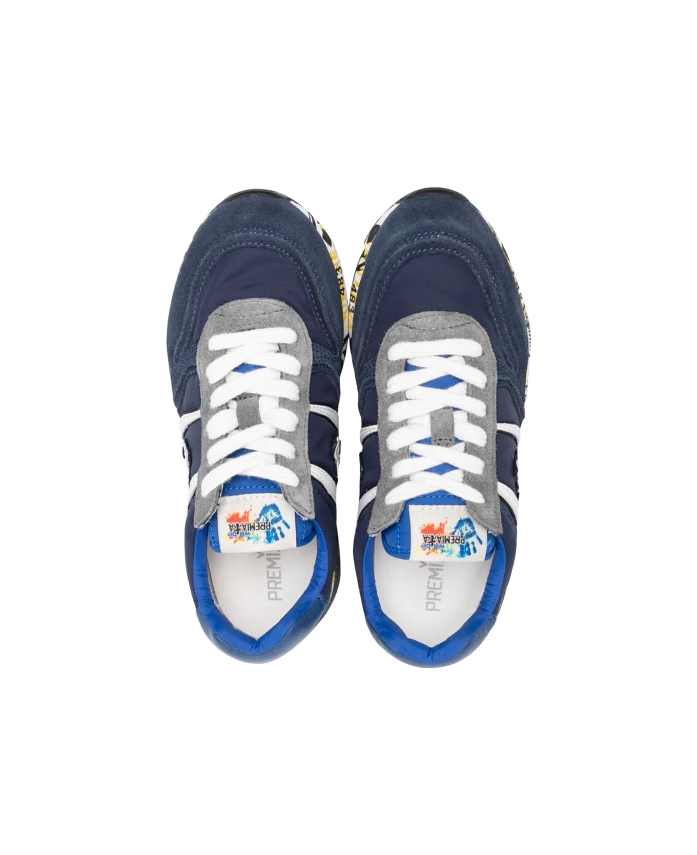 Premiata Sneaker With Logo - BLUE