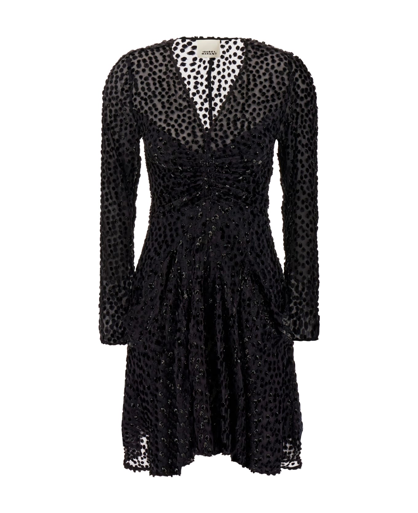 Isabel Marant Black Viscose Blend Dress - 01BK