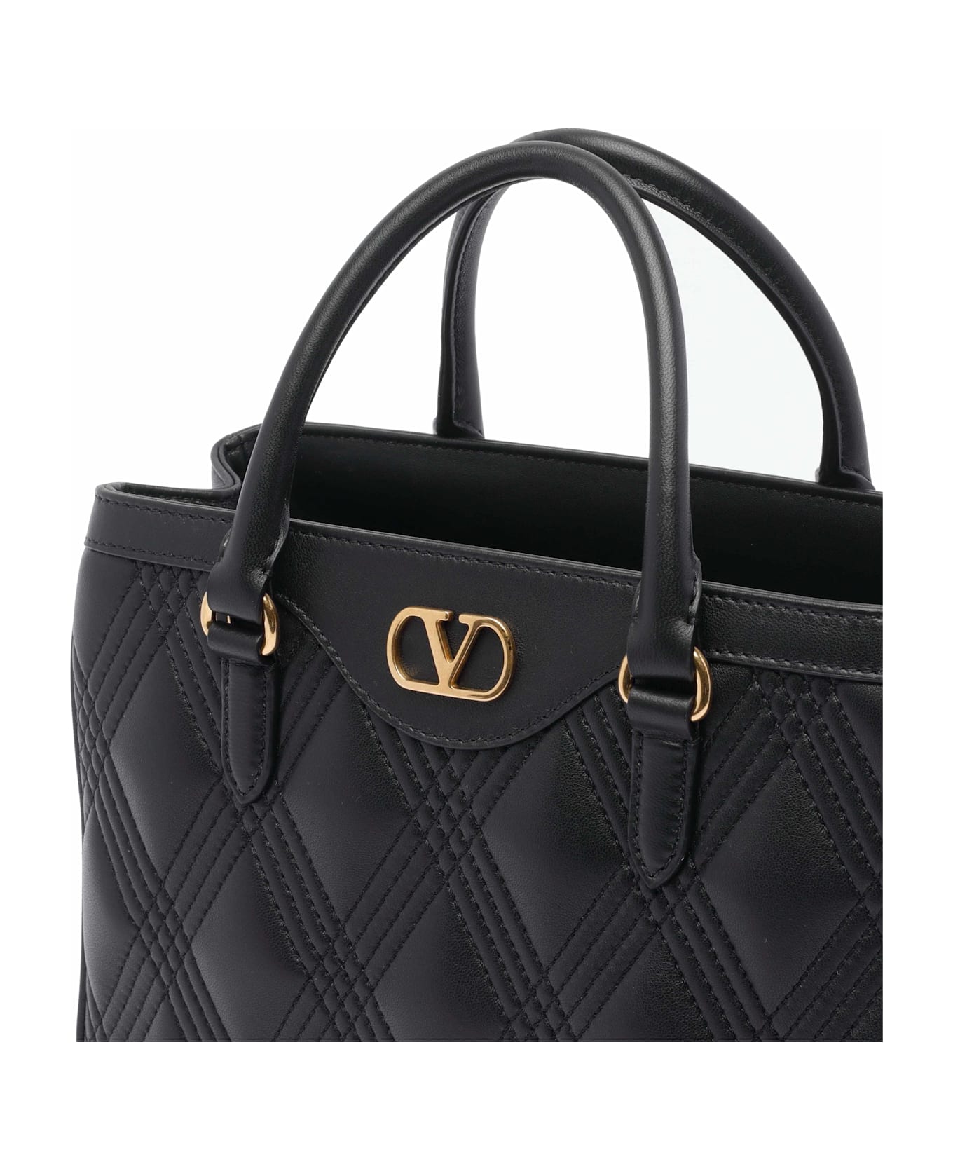 Valentino Garavani Quiltie 67 Handbag - Black