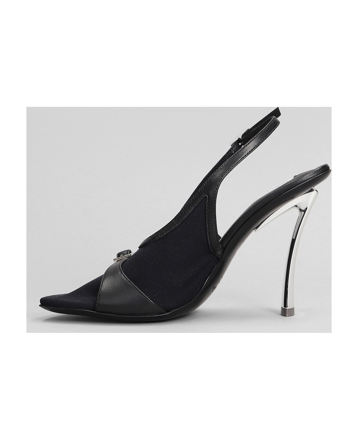 Acne Studios Pumps In Black Leather - black