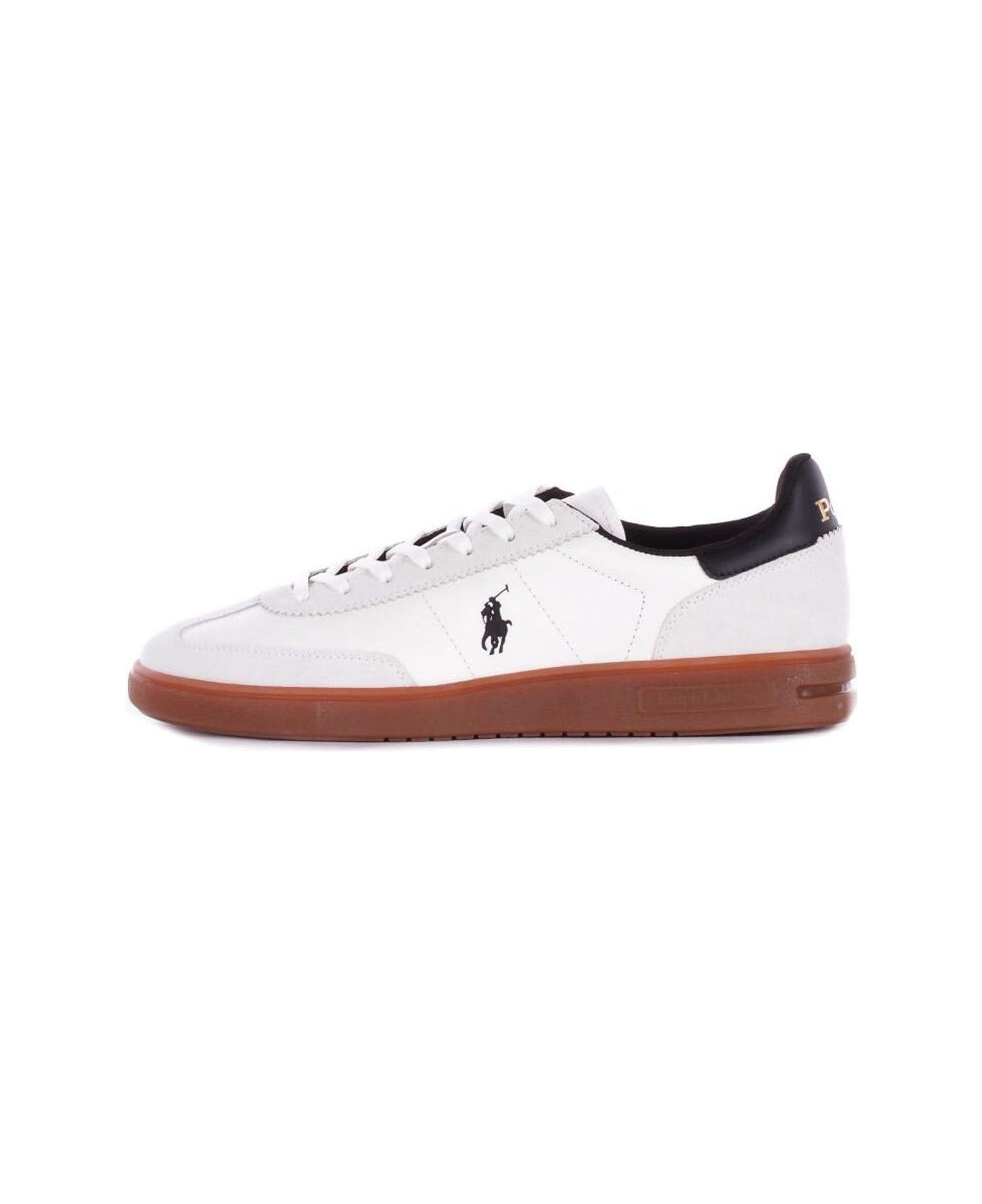 Polo Ralph Lauren Bedford Pp Low-top Sneakers - White/black
