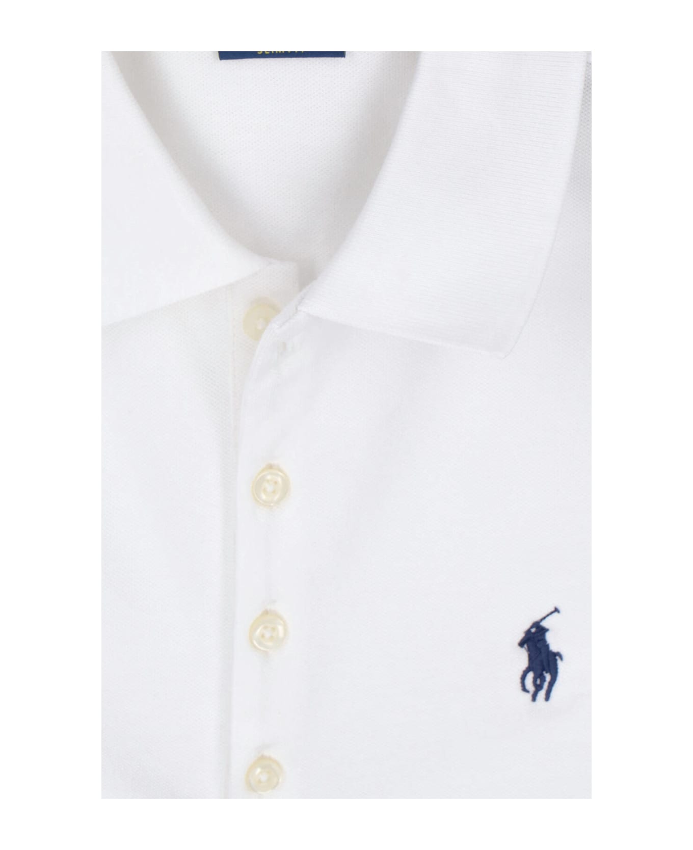 Ralph Lauren Logo Polo Shirt - White