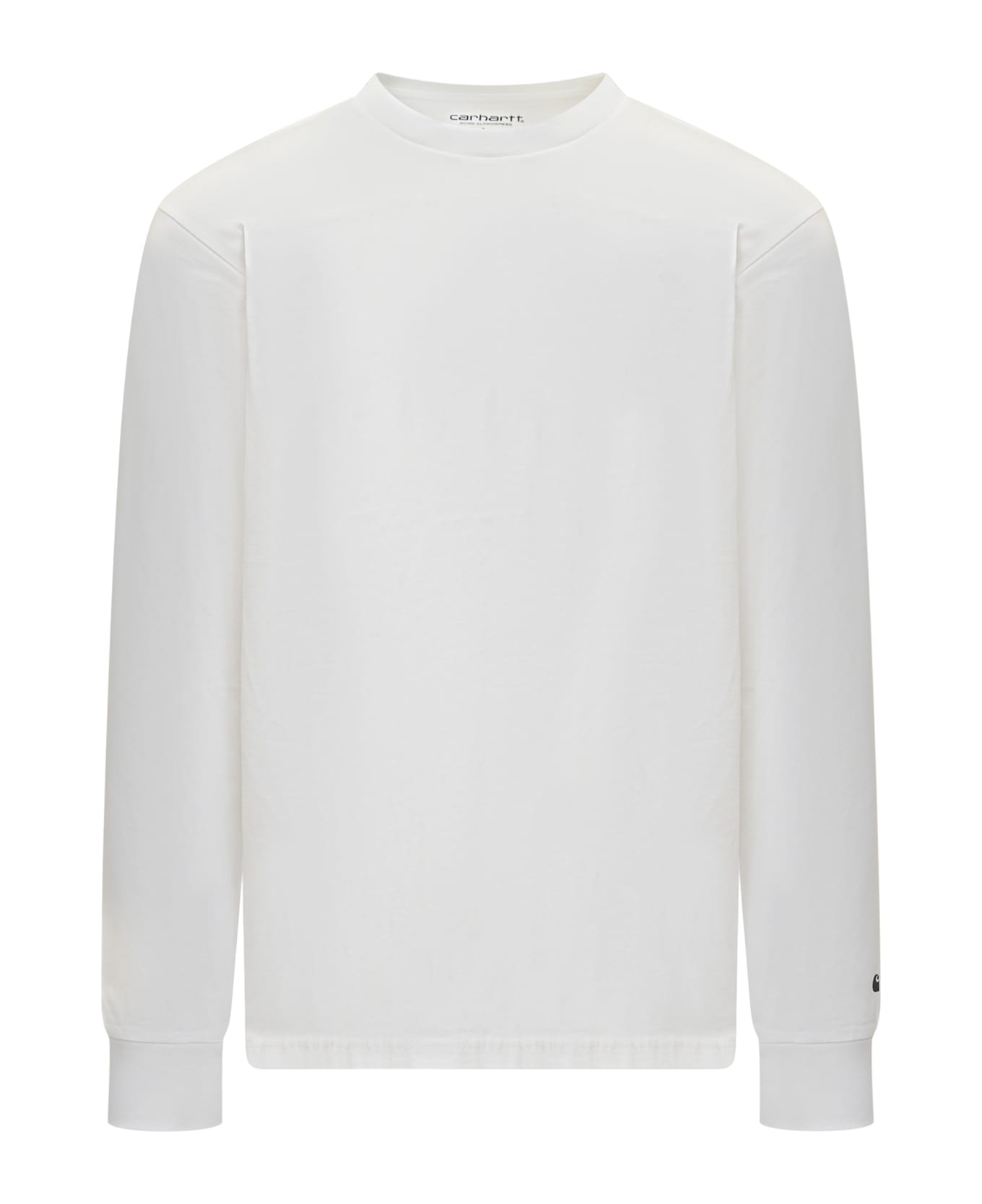 Carhartt T-shirt With Logo - Axx White / Black