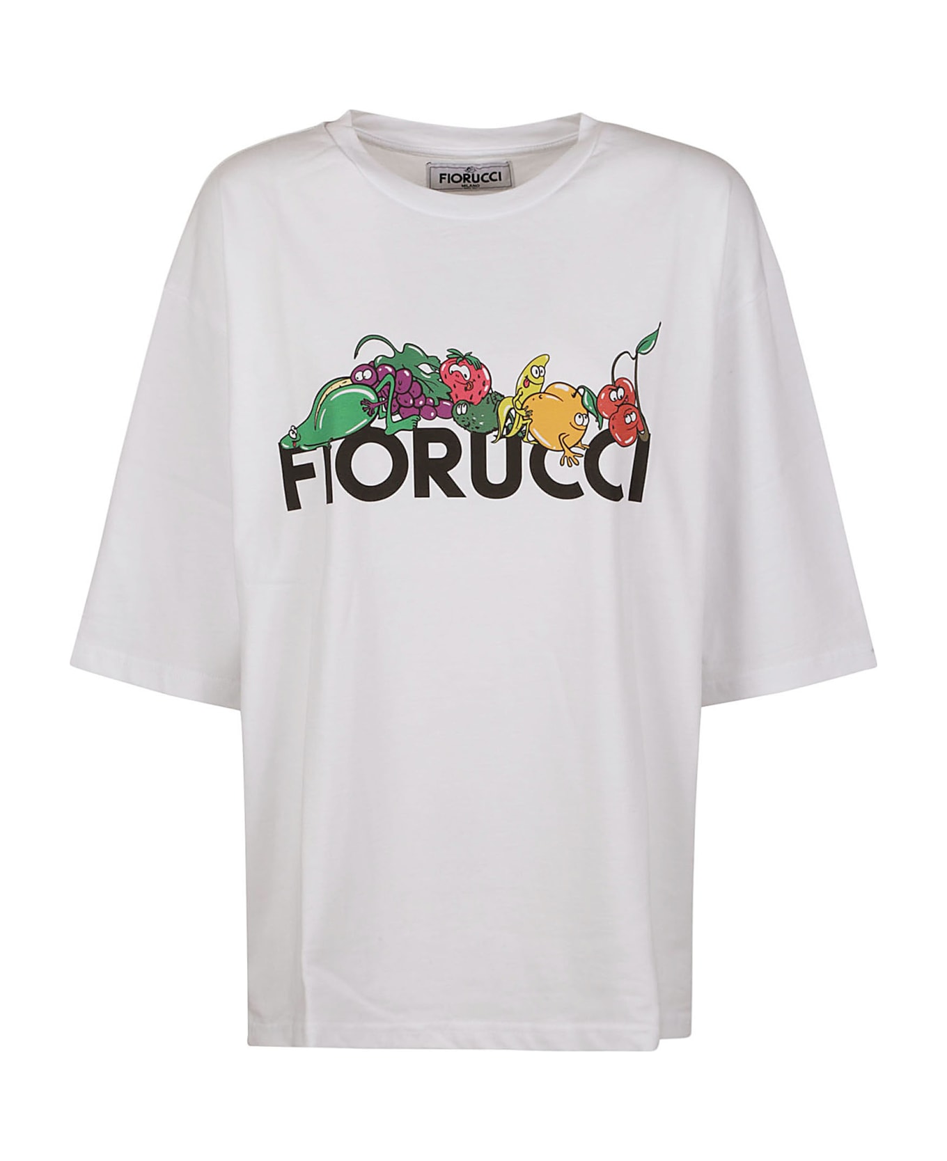 Fiorucci Fruit Print Regular T-shirt - White Tシャツ