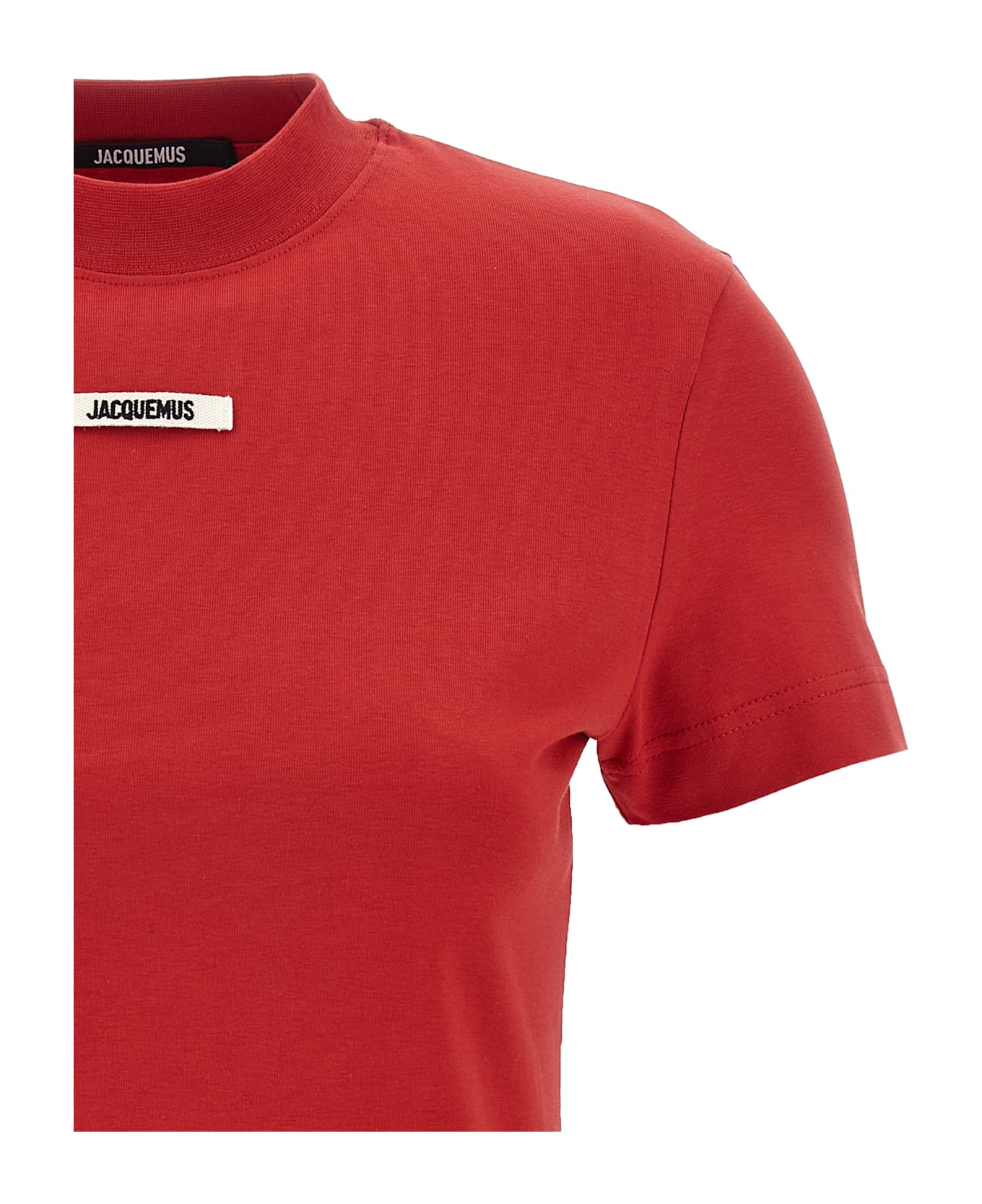 Jacquemus 
le T-shirt Gros-grain
 T-shirt - Red