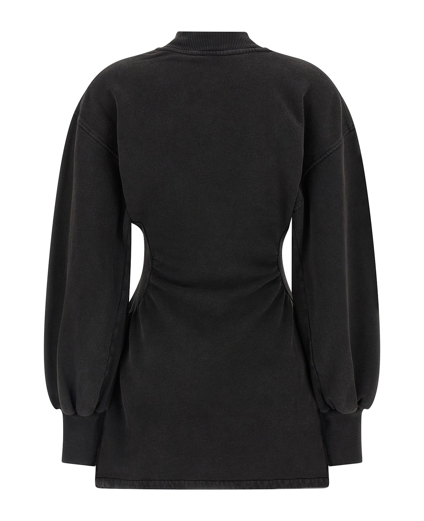 The Attico Sweatshirt Dress - Black  