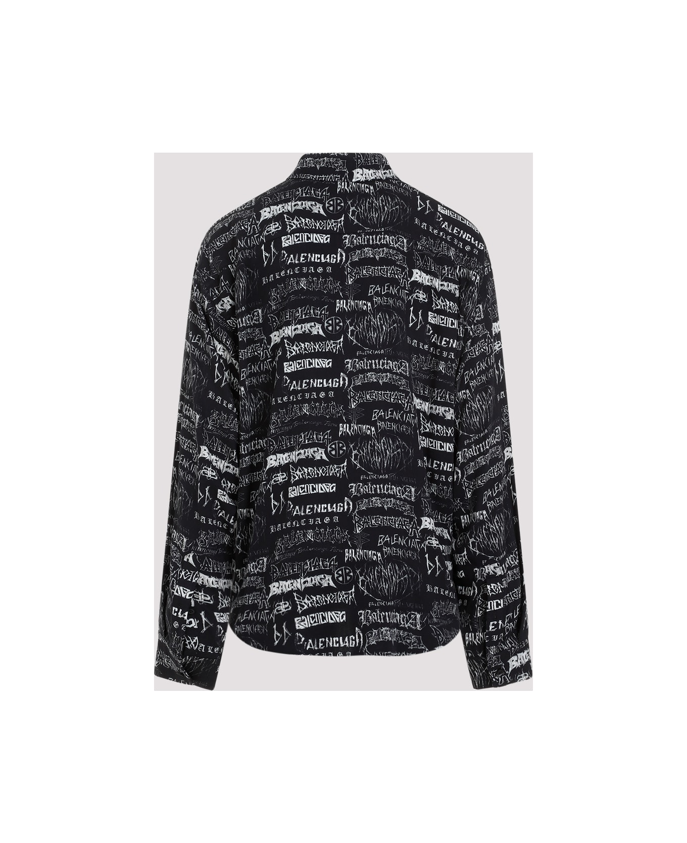 Balenciaga L/s Large Fit Shirt - Black