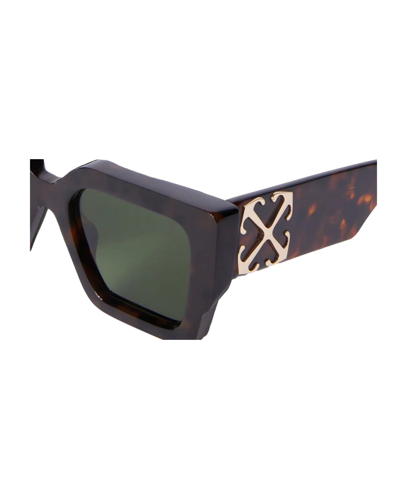 Off-White Catalina - Brown / Green Sunglasses - brown