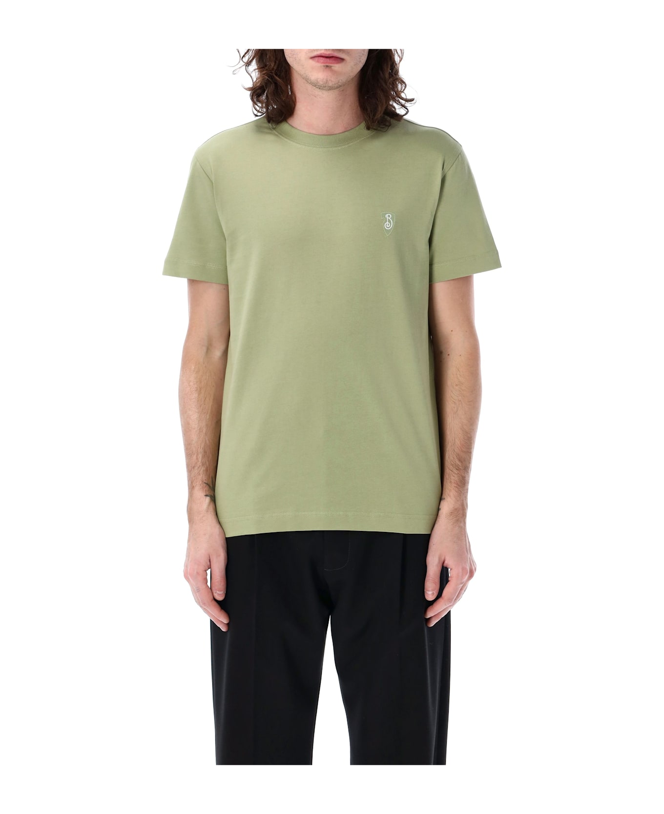 Burberry London Cotton T-shirt - ARTICHOKE