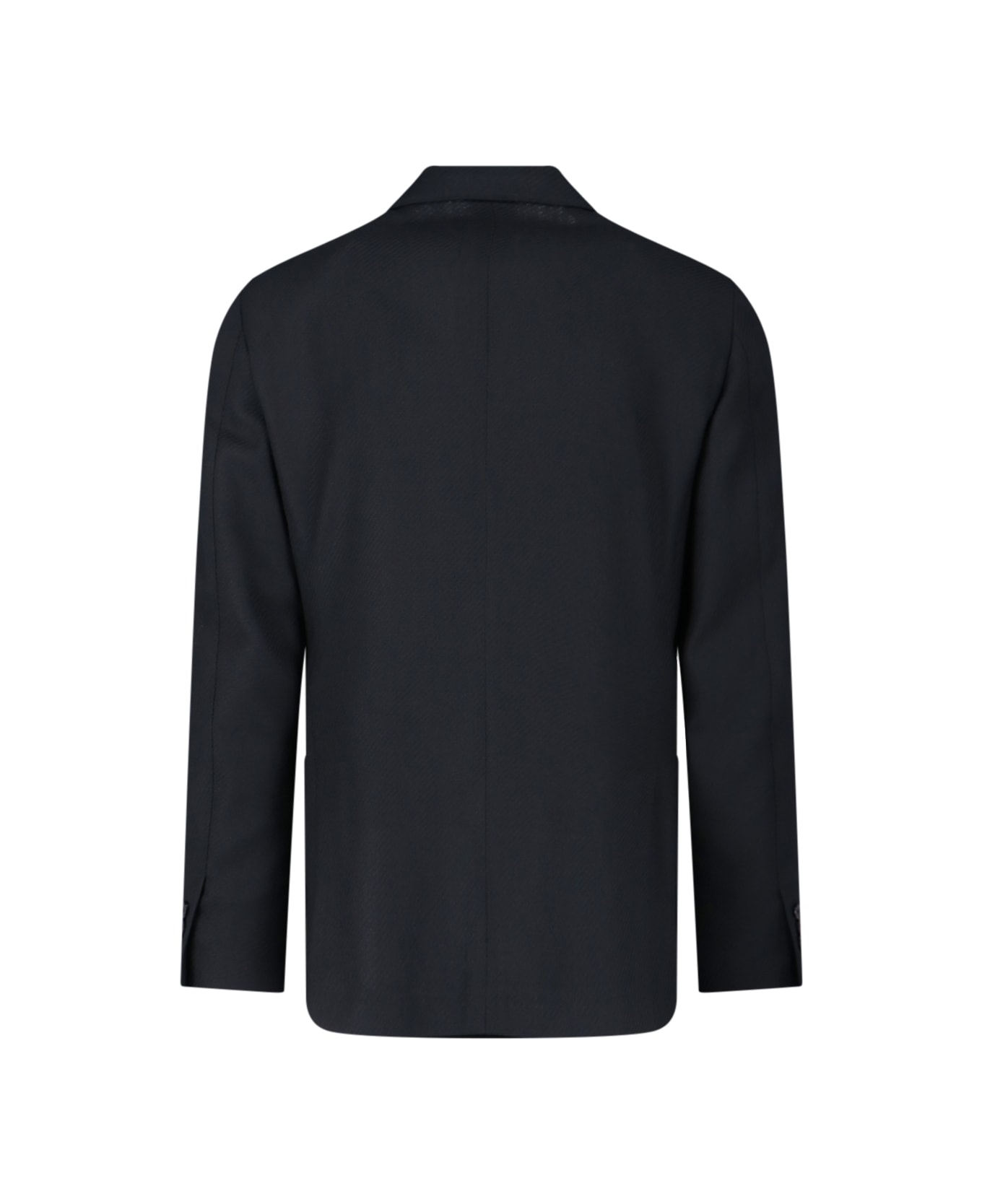 Lardini Double-breasted Blazer - Black  