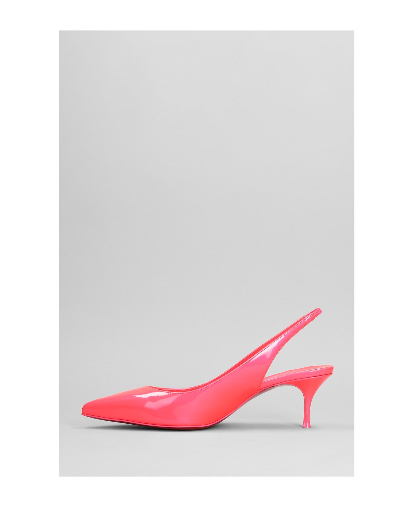 Christian Louboutin Kate Sling 55 Pumps In Fuxia Leather - fuxia