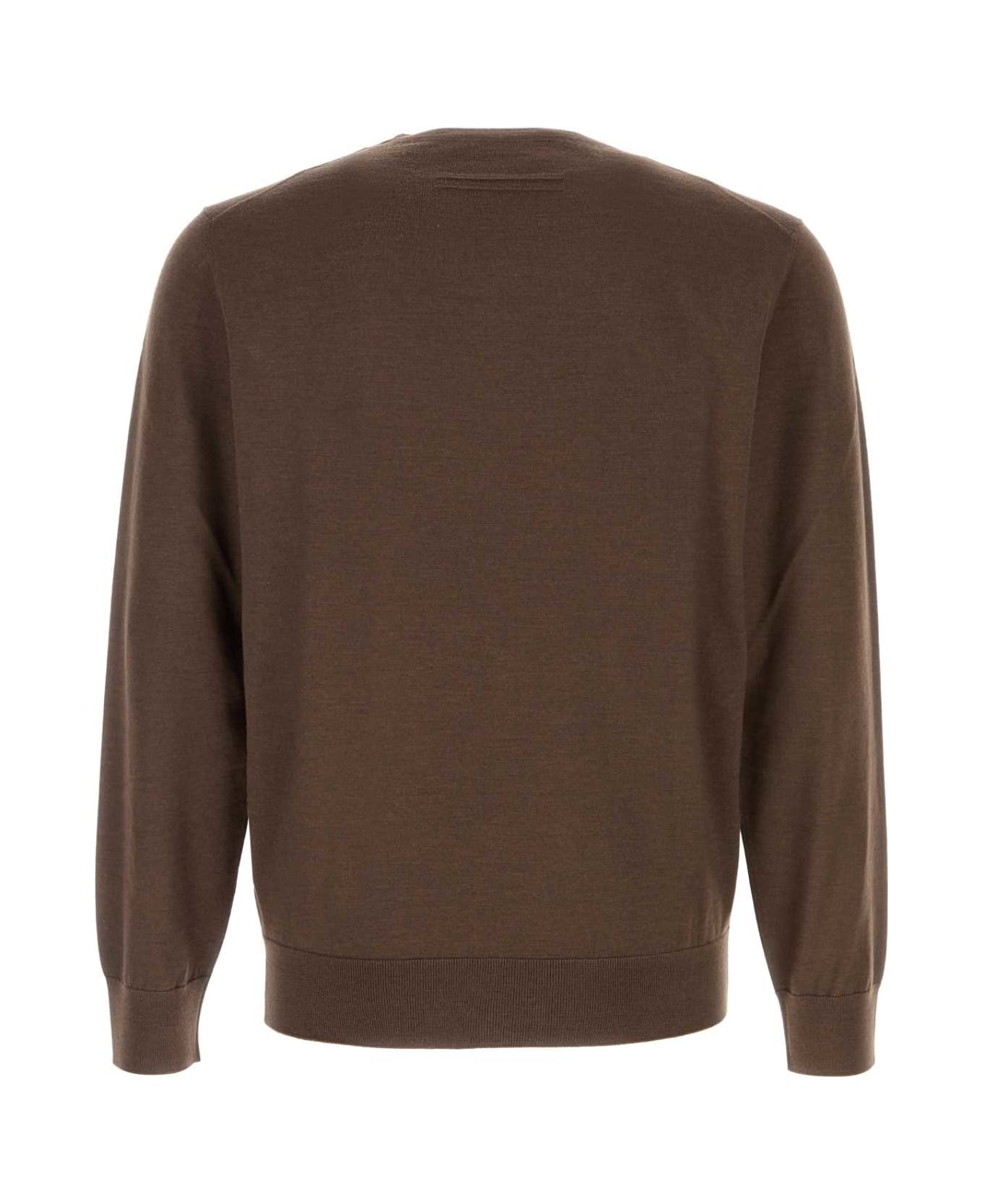 Zegna Brown Cashmere Blend Sweater - M96