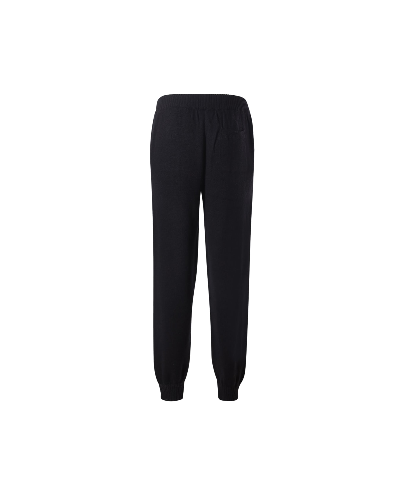 MSGM Trousers With - Nero