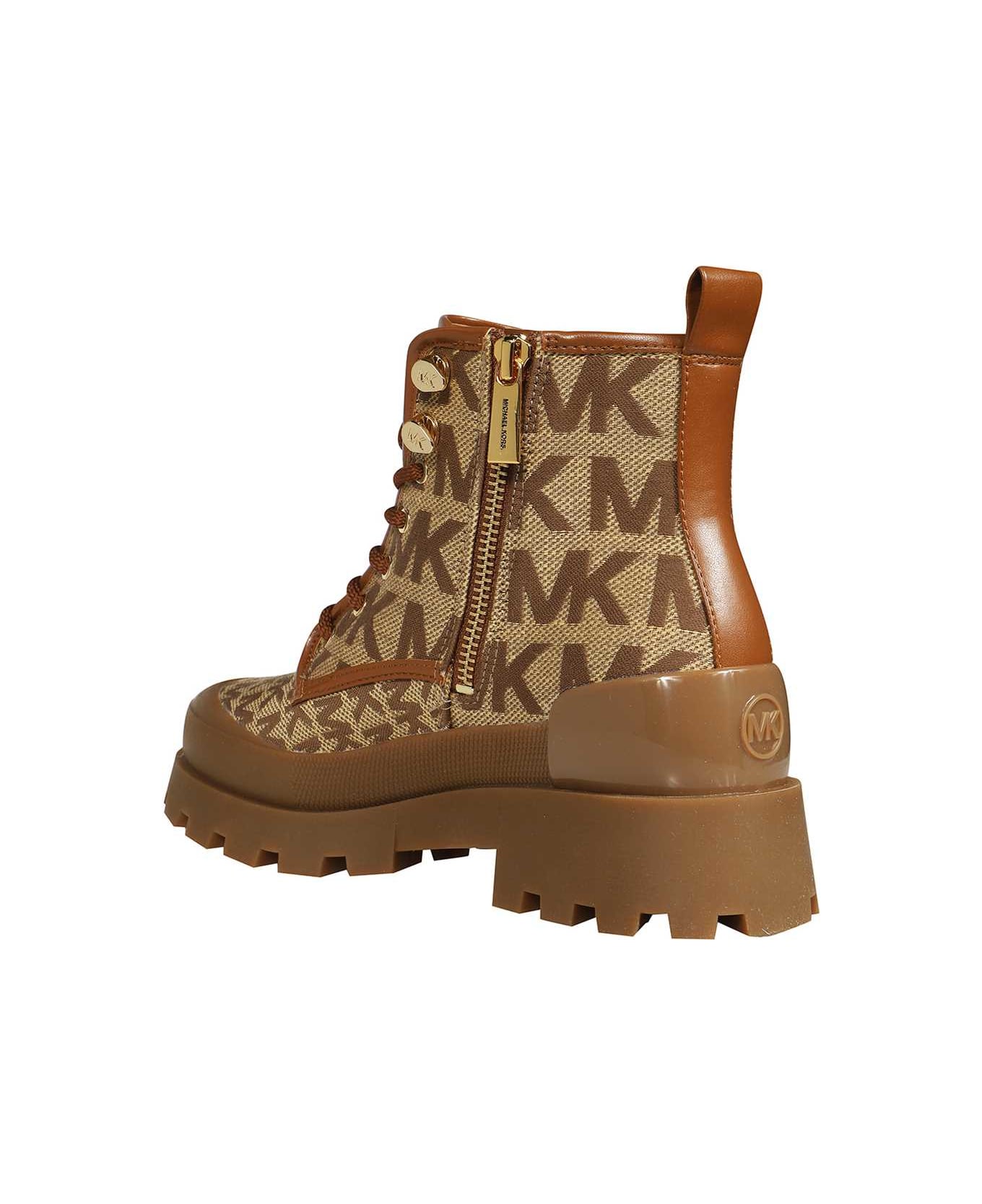 Michael Kors Lace-up Boots - Beige