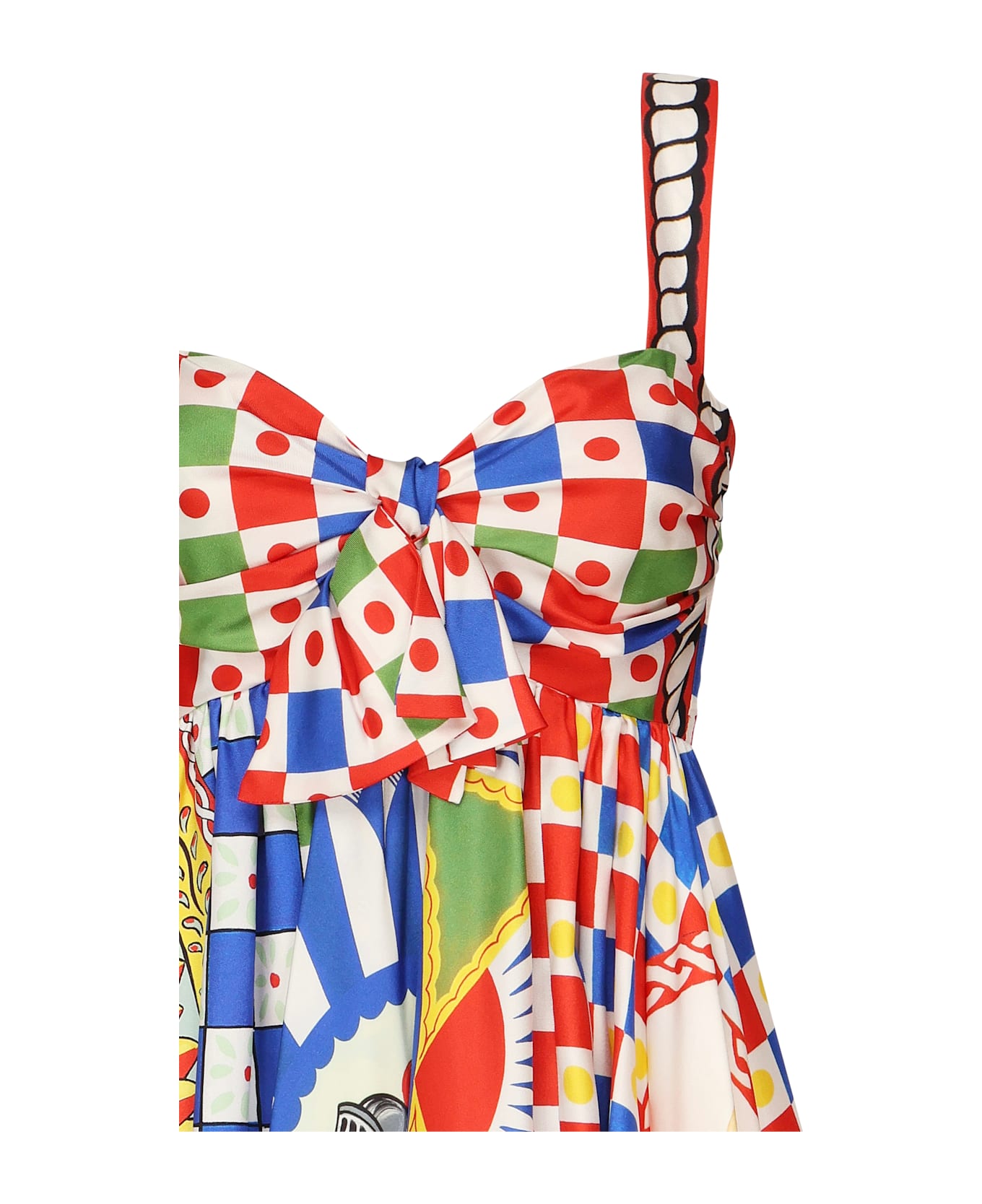 Dolce 
Gabbana Carretto Print Silk Dress - FRIGO 17 STAMPA