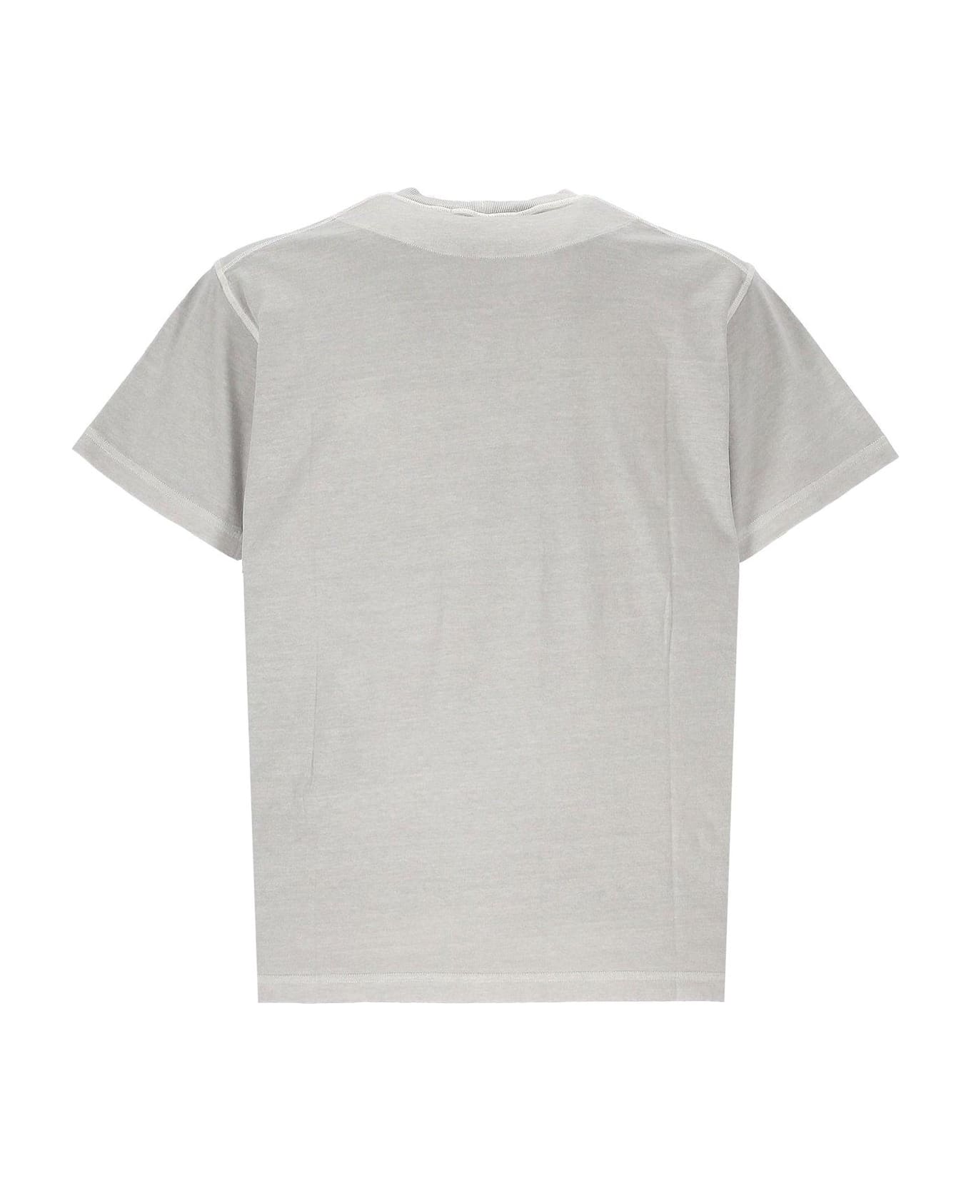 Stone Island Compass Patch Crewneck T-shirt - Grey