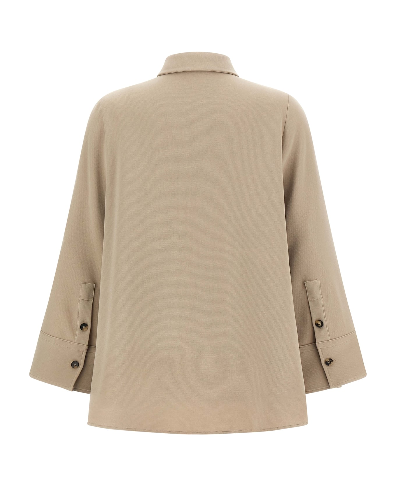Alberto Biani 3/4 Sleeve Shirt - Beige