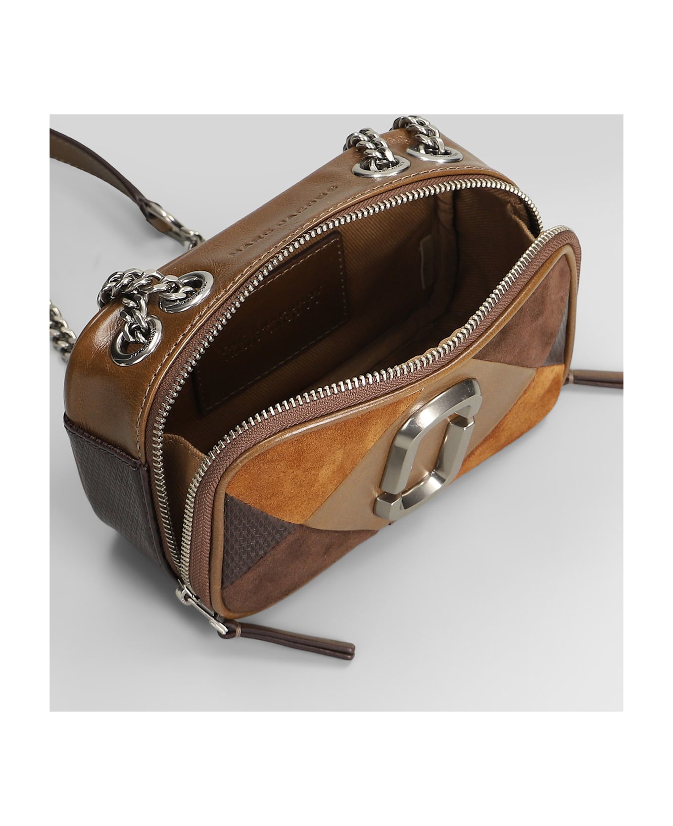 Marc Jacobs The Softshot Shoulder Bag In Brown Leather - brown