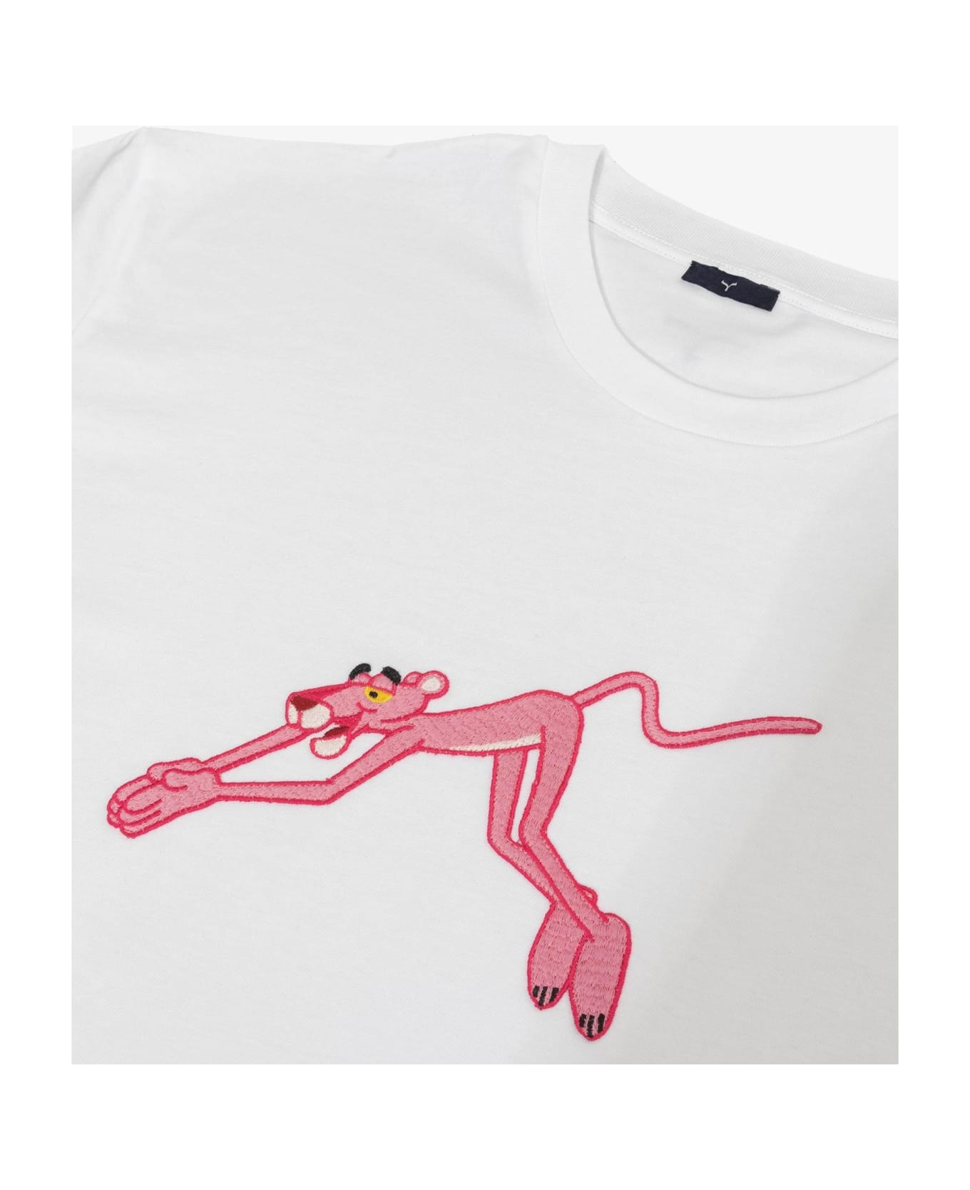 Larusmiani T-shirt "pink Panther" T-Shirt - White