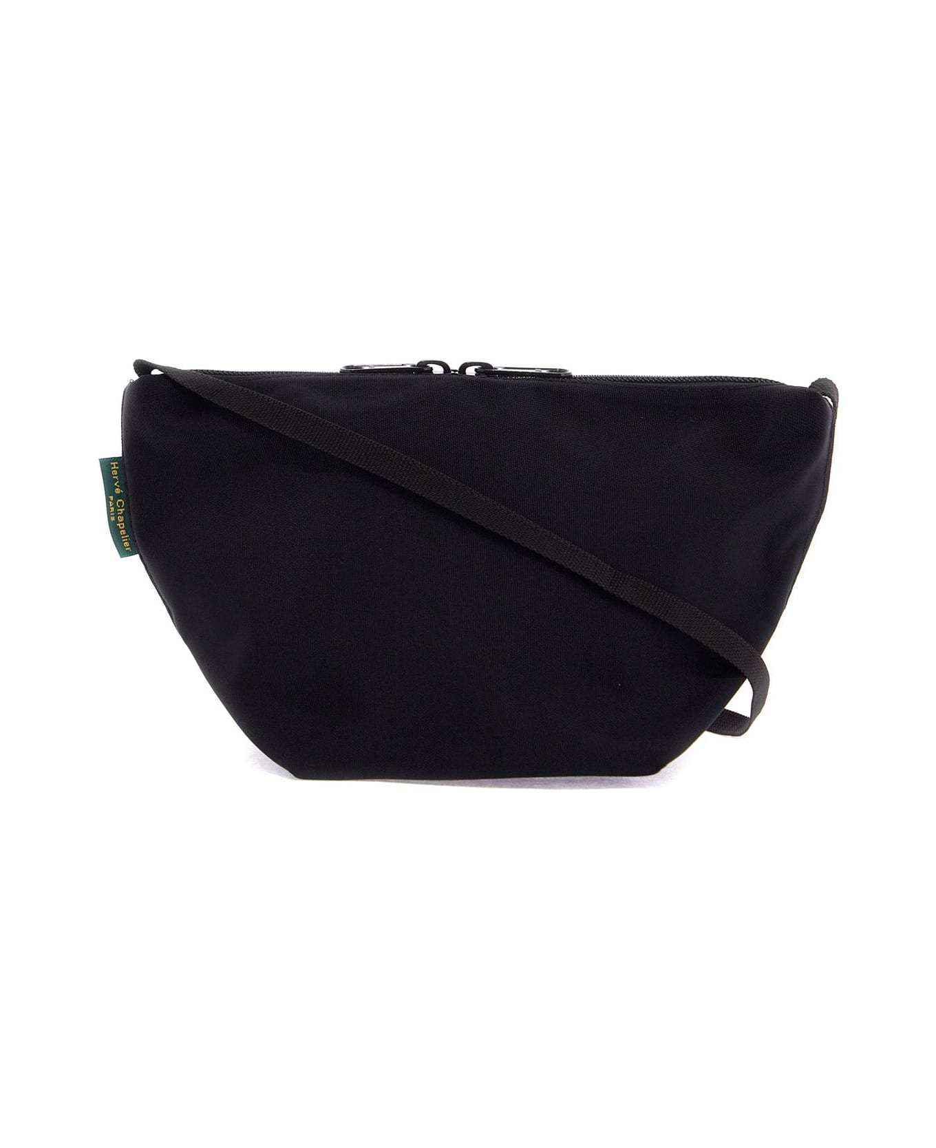 Hervè Chapelier Mini Shoulder Bag With Strap - Black