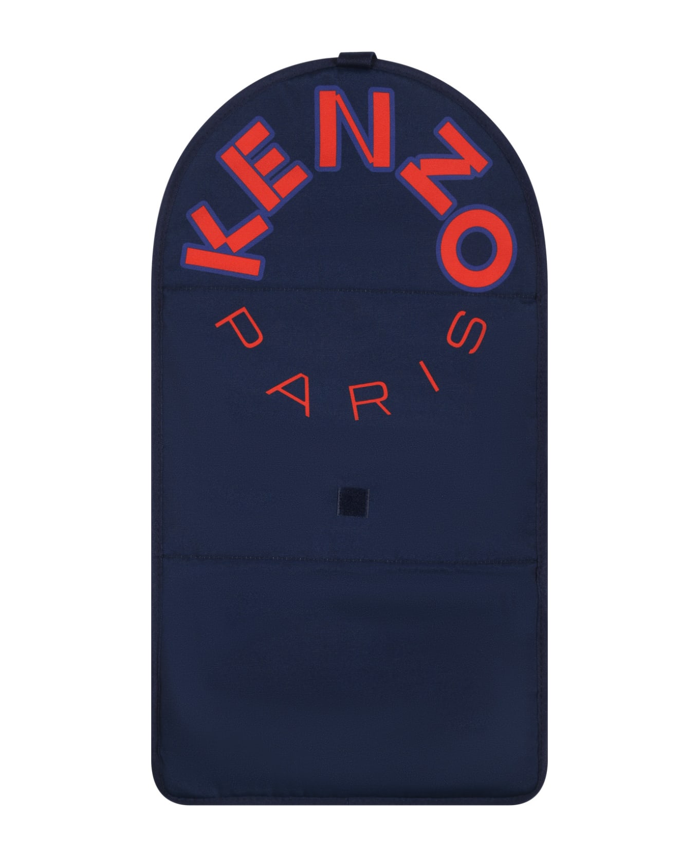 Kenzo Kids Blue Mother Bag For Baby Boy With Logo - Blue アクセサリー＆ギフト