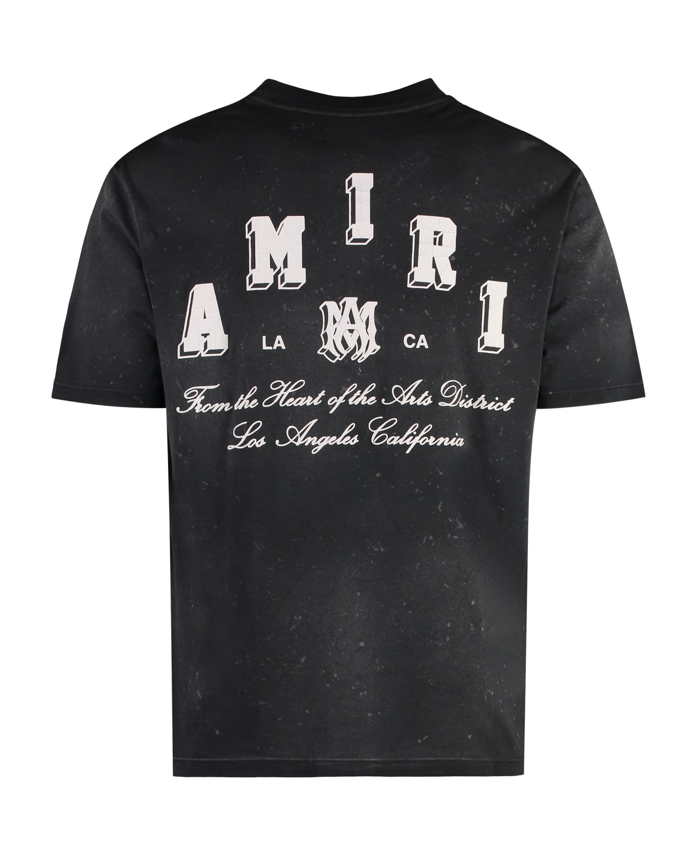 AMIRI Cotton Crew-neck T-shirt - black