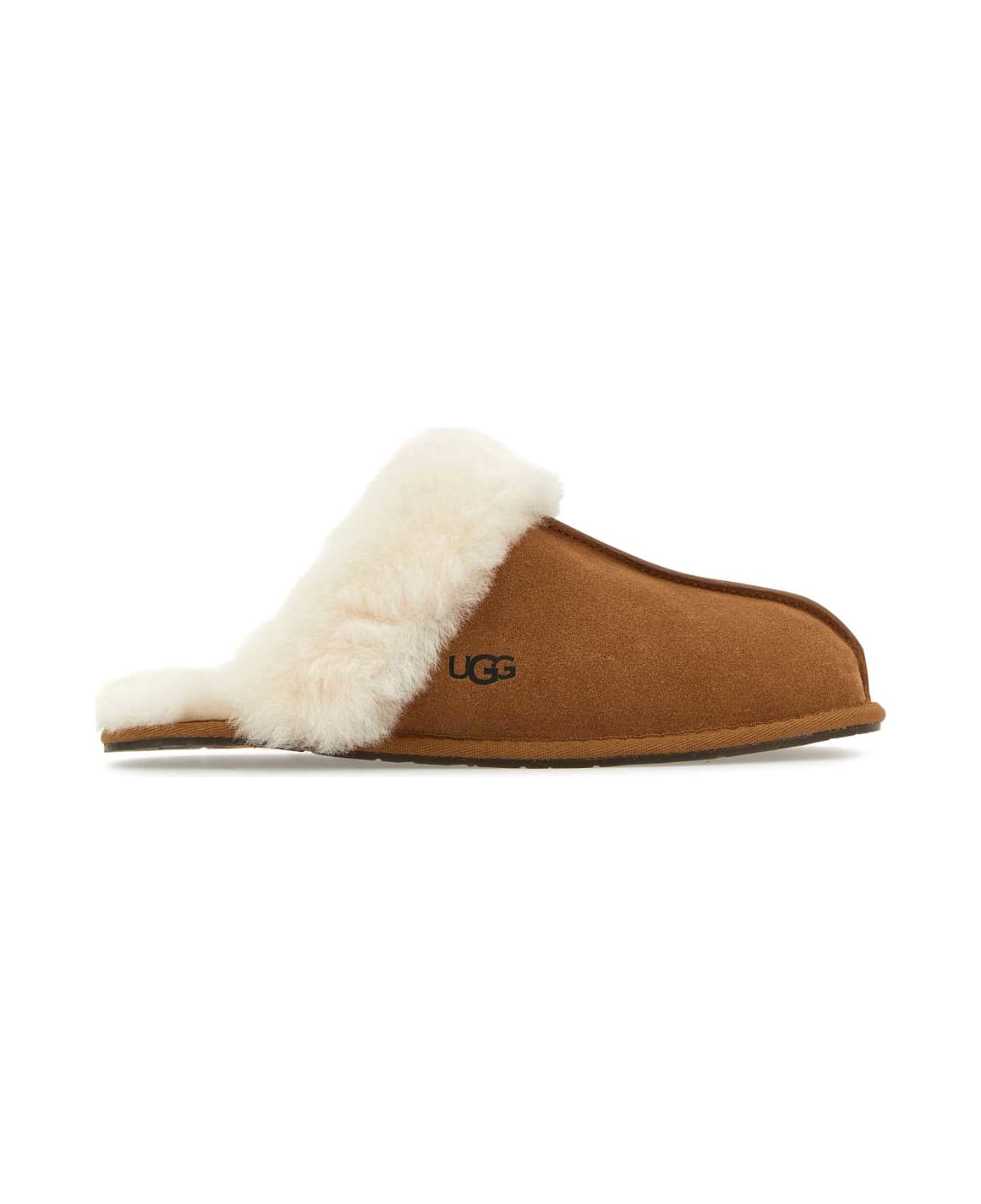 UGG Camel Suede Scuffette Ii Slippers - CHESTNUT