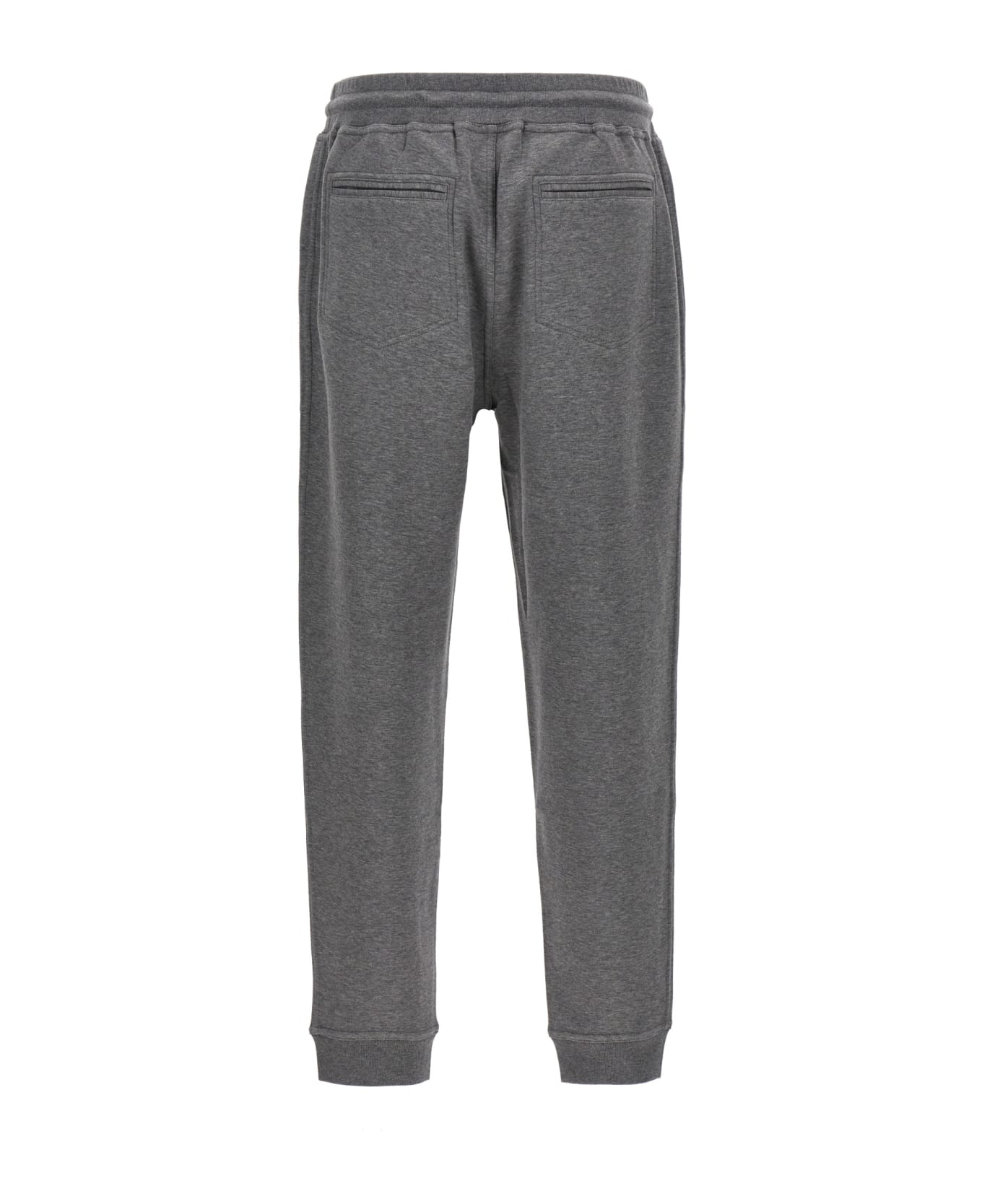 Brunello Cucinelli Cotton Blend Joggers - Gray