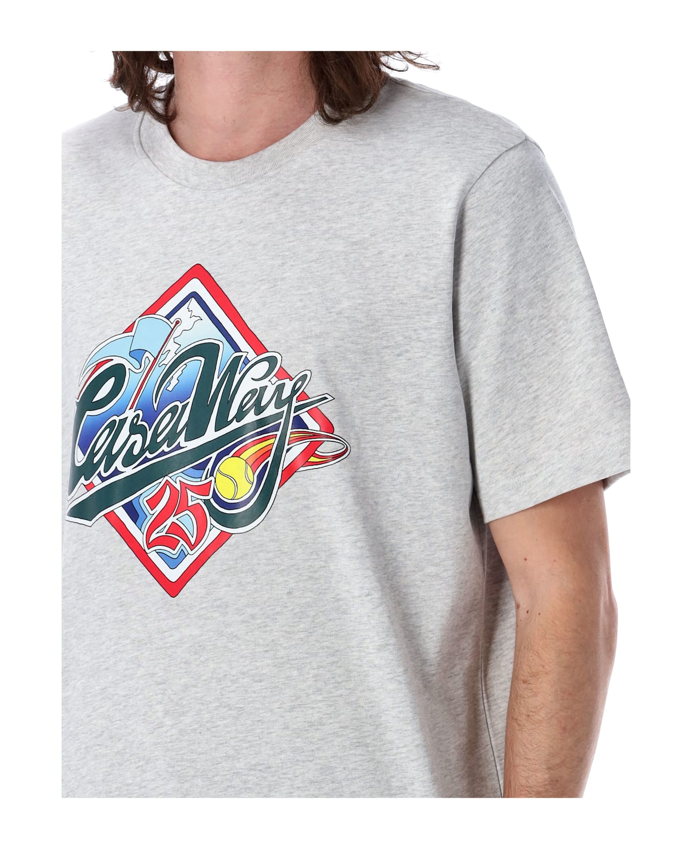 Casablanca Casa Way World Series Printed T-shirt - GREY