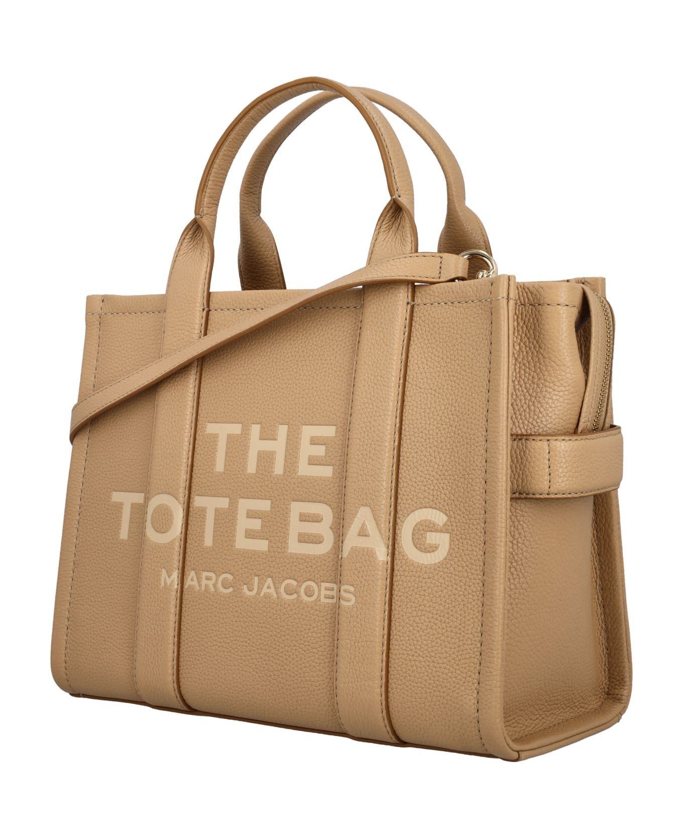 Marc Jacobs The Leather Medium Tote Bag - CAMEL トートバッグ
