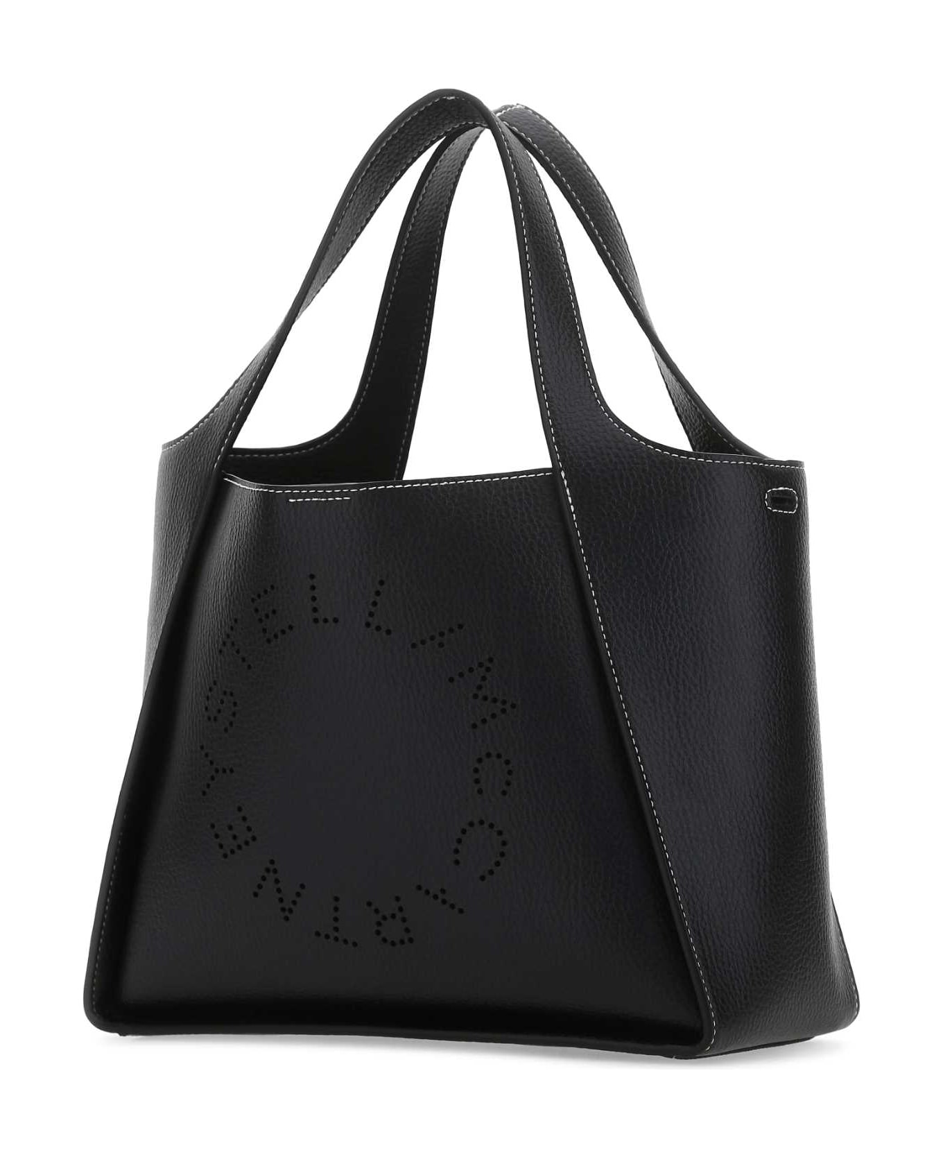 Stella McCartney Black Alter Mat Stella Logo Shoulder Bag - 1000