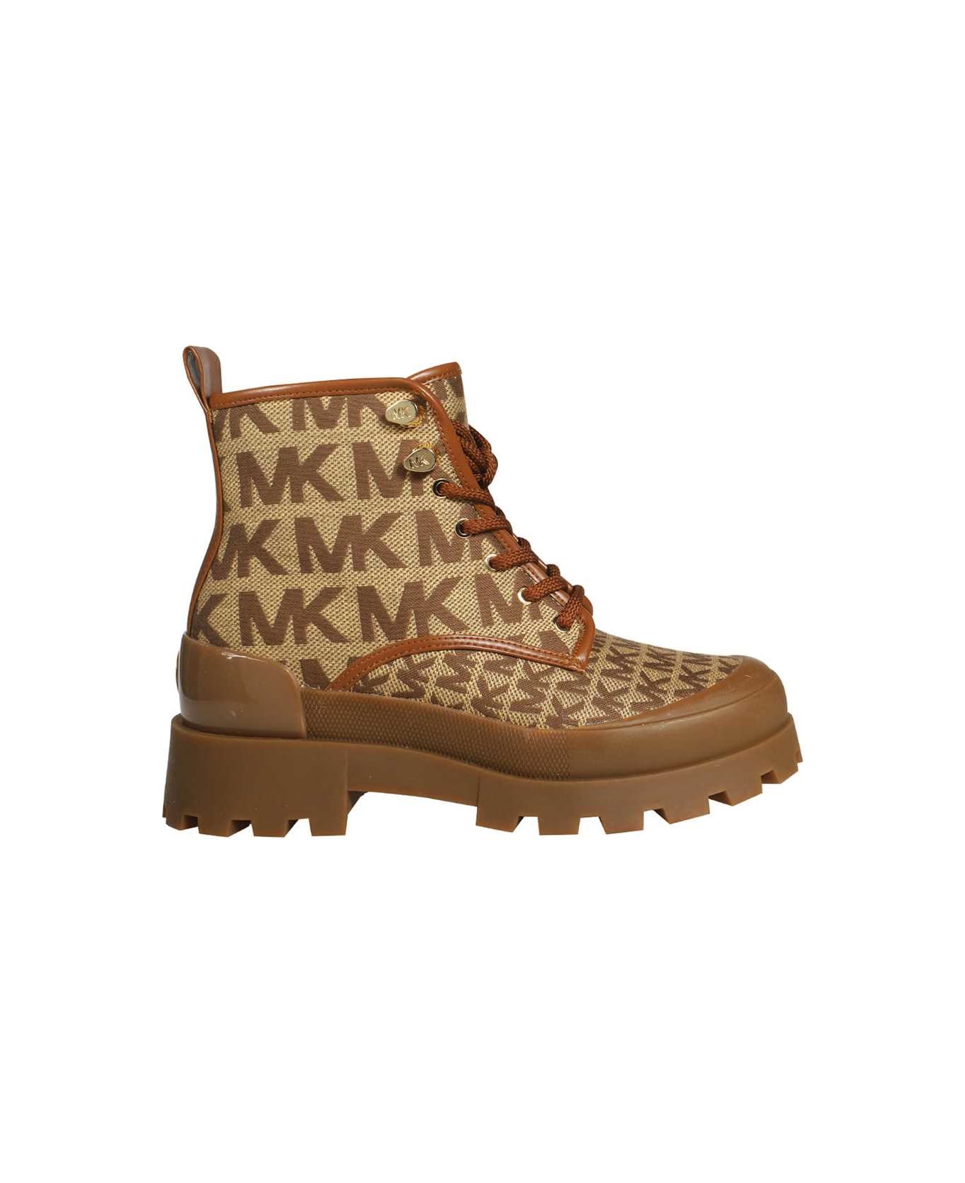 Michael Kors Lace-up Boots - Beige