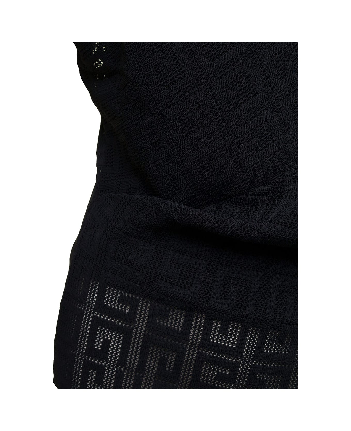 Givenchy Draped Short Sleeves Top - Black