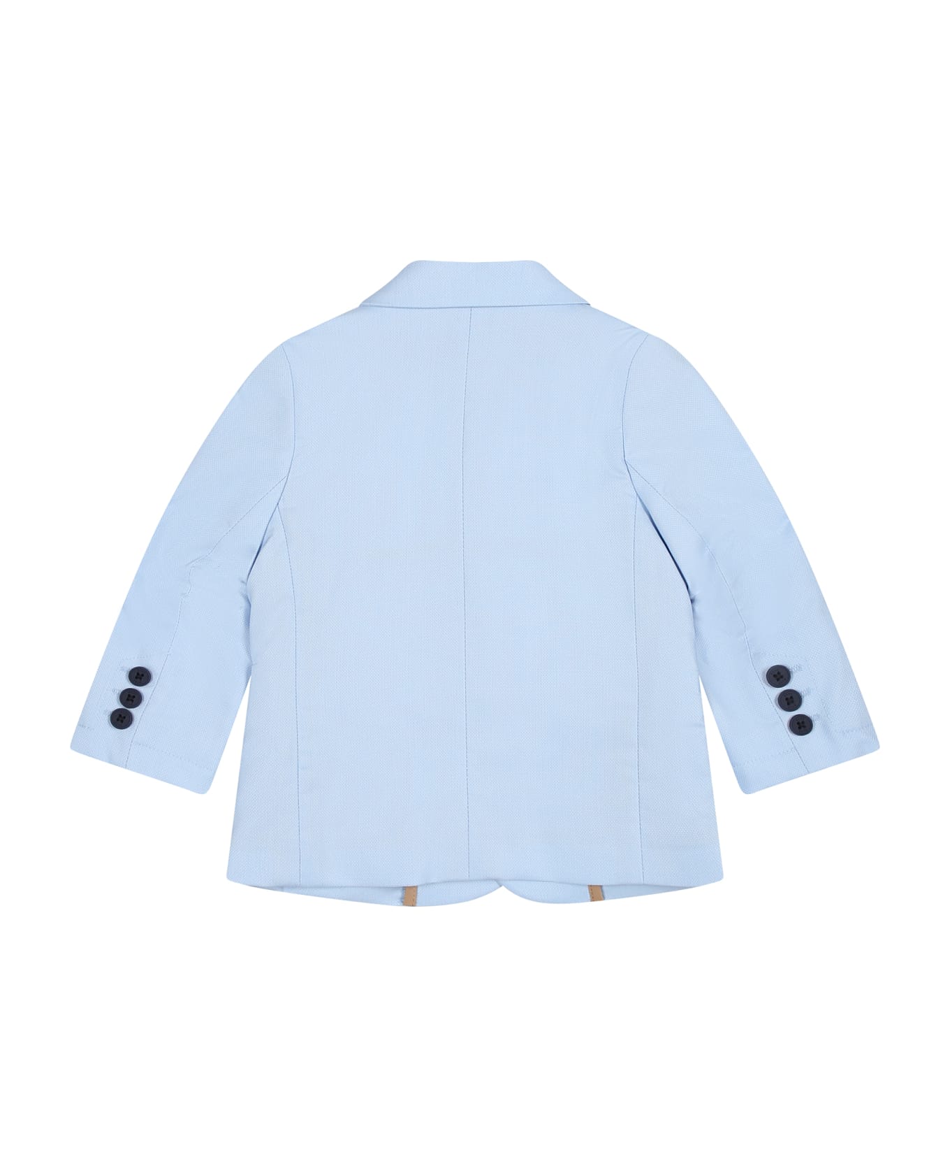 Hugo Boss Sky Blue Jacket For Baby Boy - Light Blue