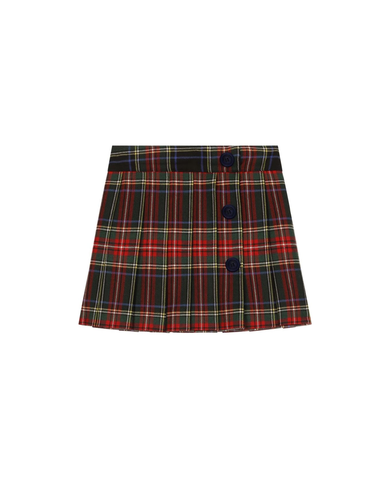 Dolce & Gabbana Gonna Tartan - Red