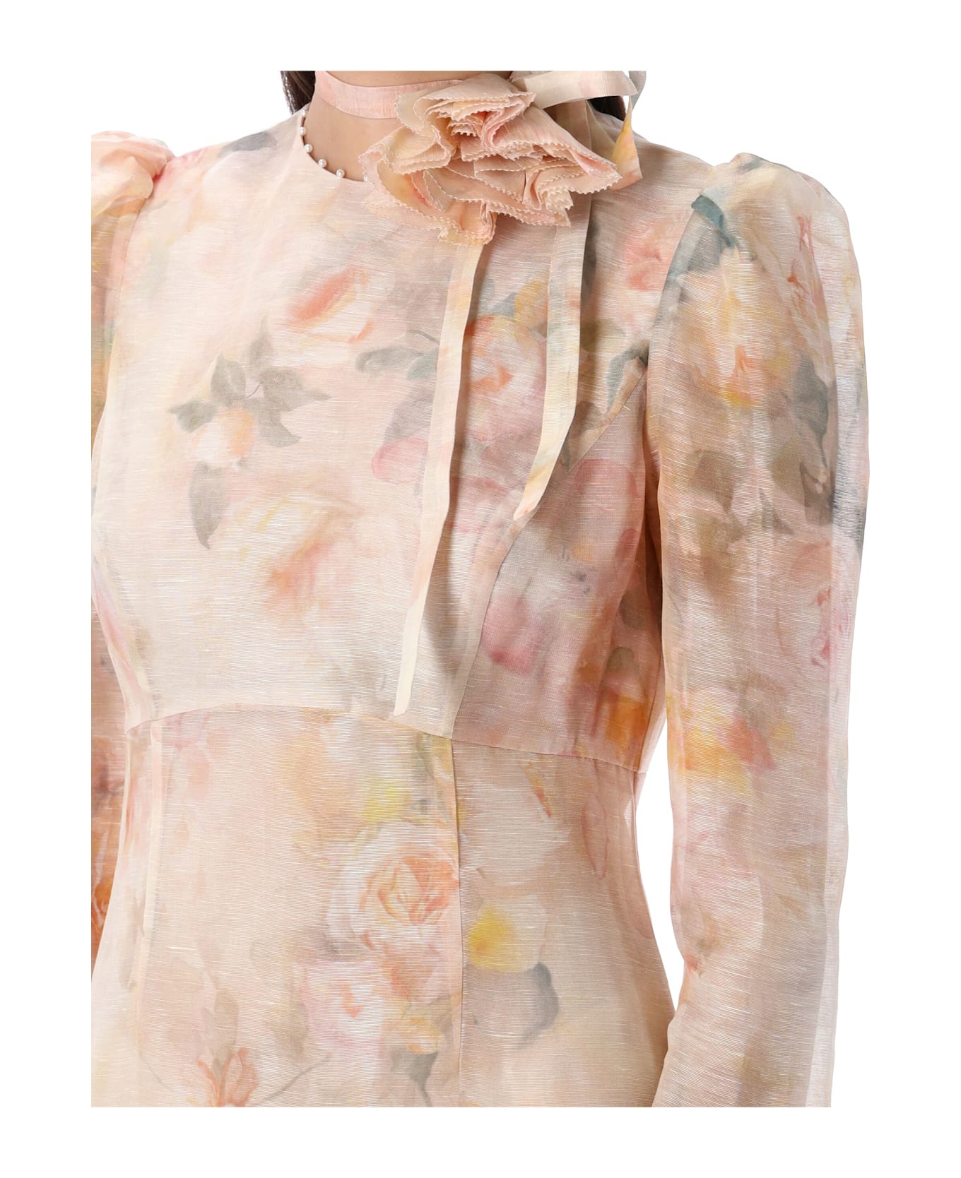 Zimmermann Crush Flower Mini Dress - Multicolour