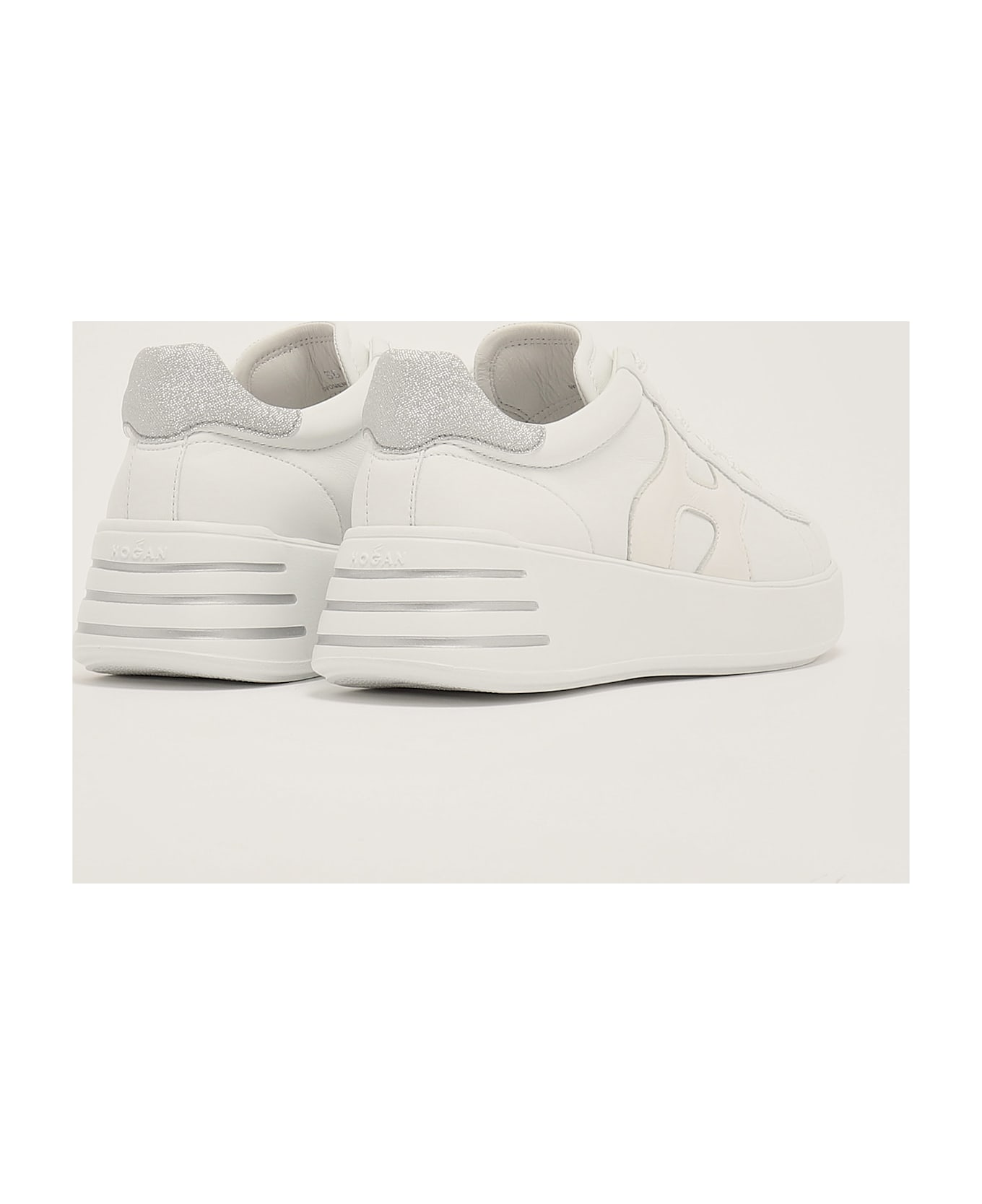 Hogan Rebel H564 Sneaker - BIANCO-ARGENTO