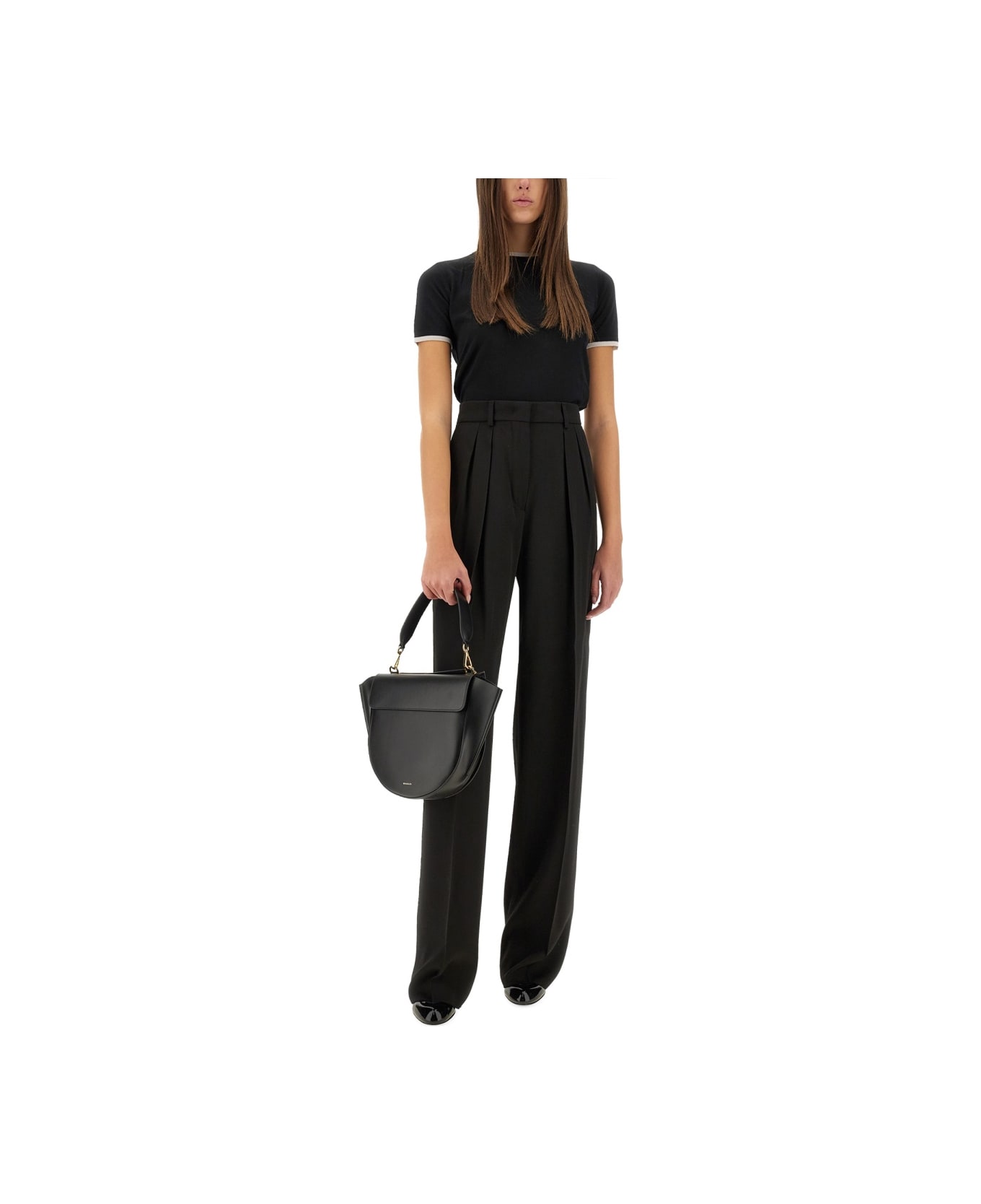SportMax 
hello
 Pants - BLACK