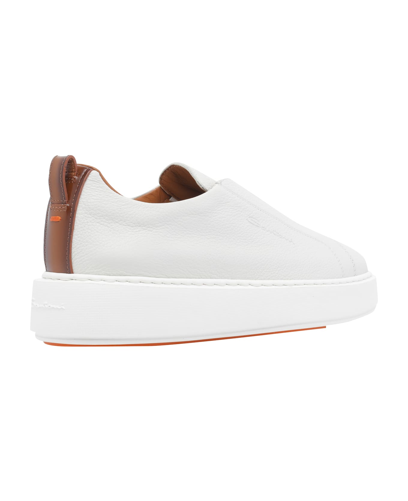 Santoni Slip-on Sneakers - White